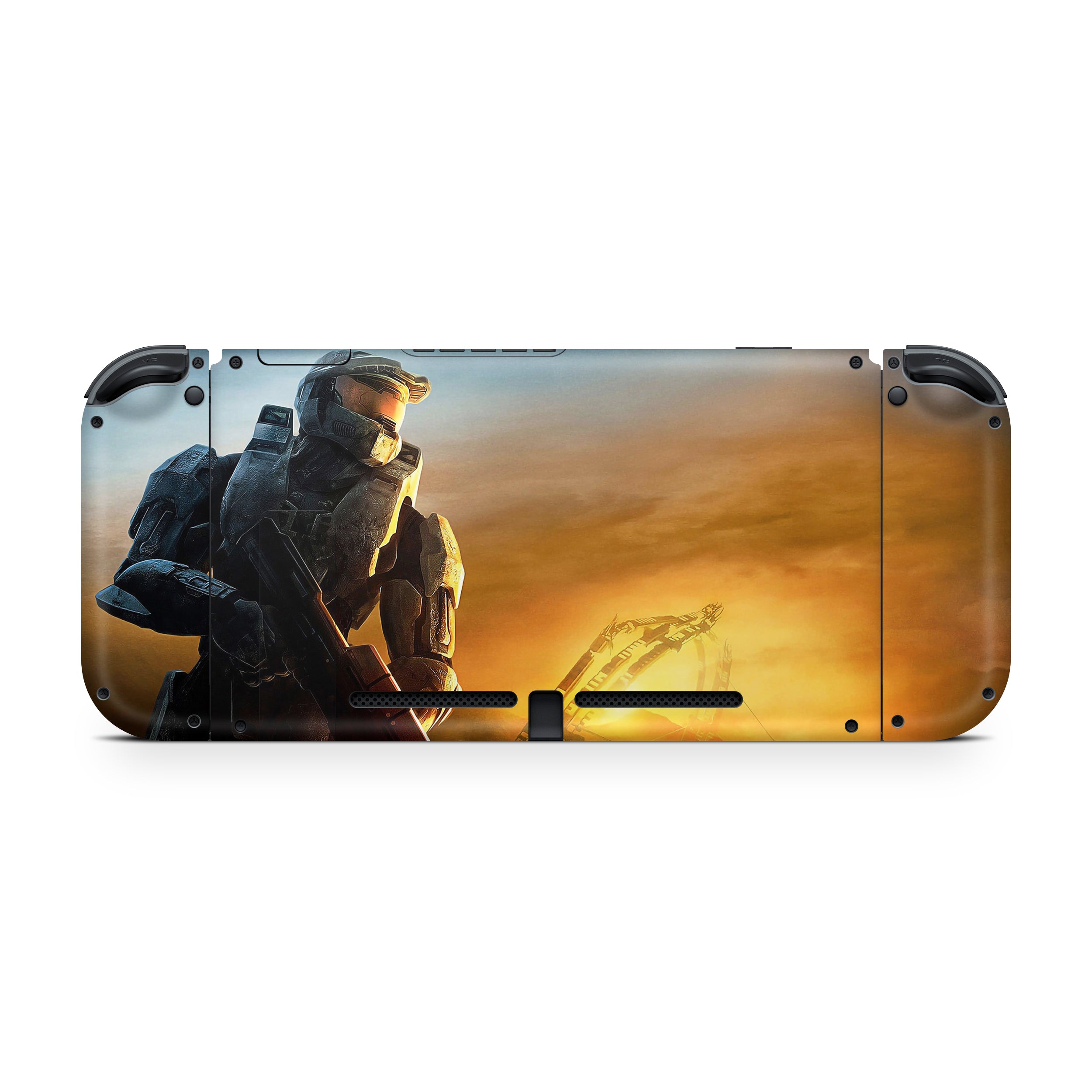 Spartan Sentinel v10 Nintendo Switch OLED Skin - Video Game-inspired design