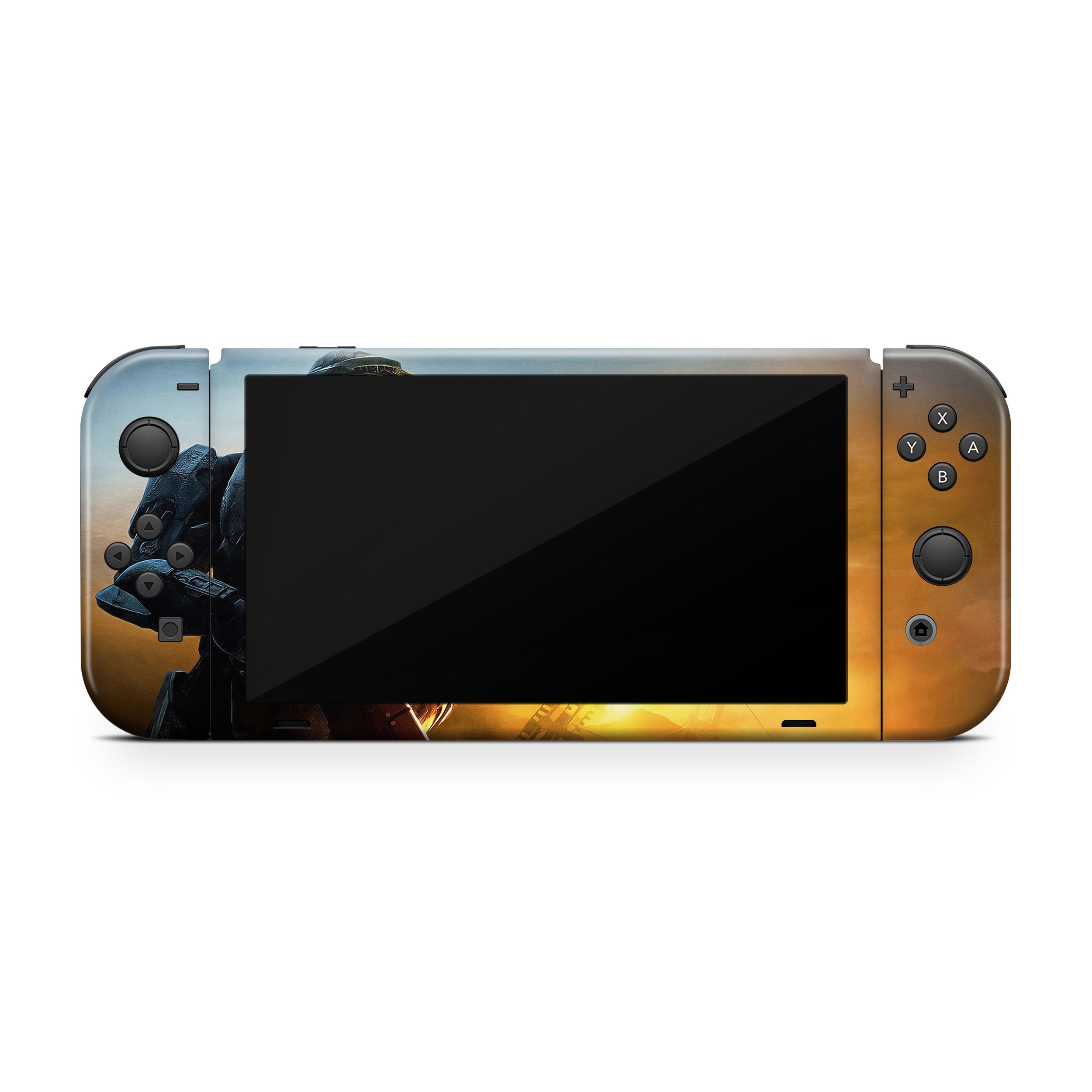 Spartan Sentinel v10 Nintendo Switch OLED Skin - Video Game-inspired design