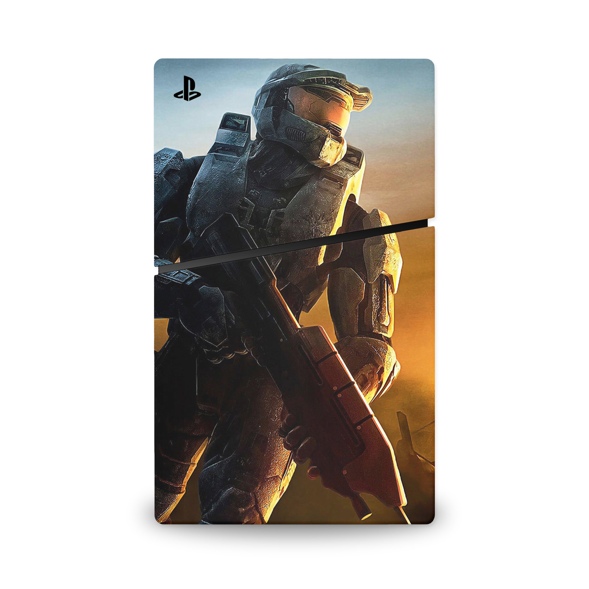 Spartan Sentinel v10 PS5 Slim Digital Skin - Video Game-inspired design
