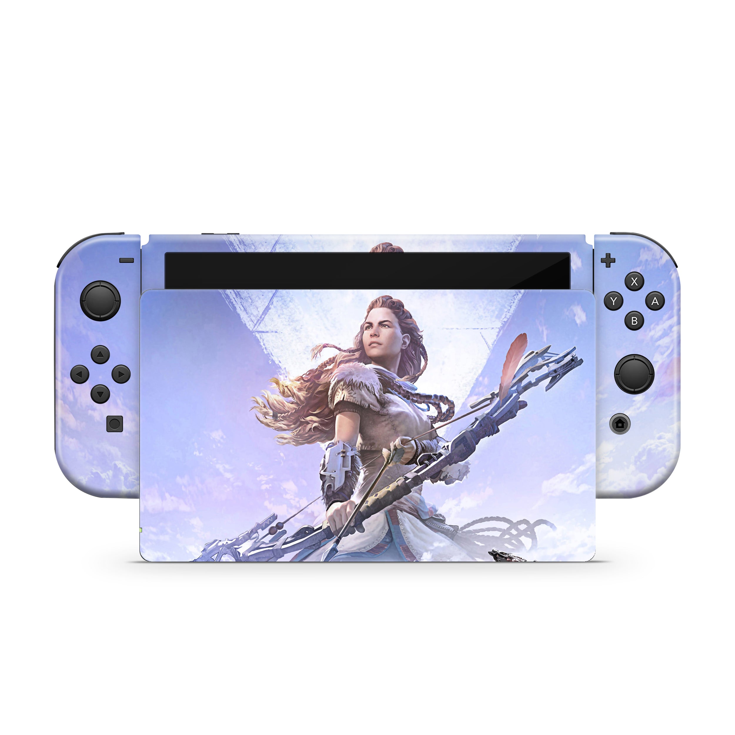 Solar Horizon v1 Nintendo Switch OLED Skin - Video Game-inspired design