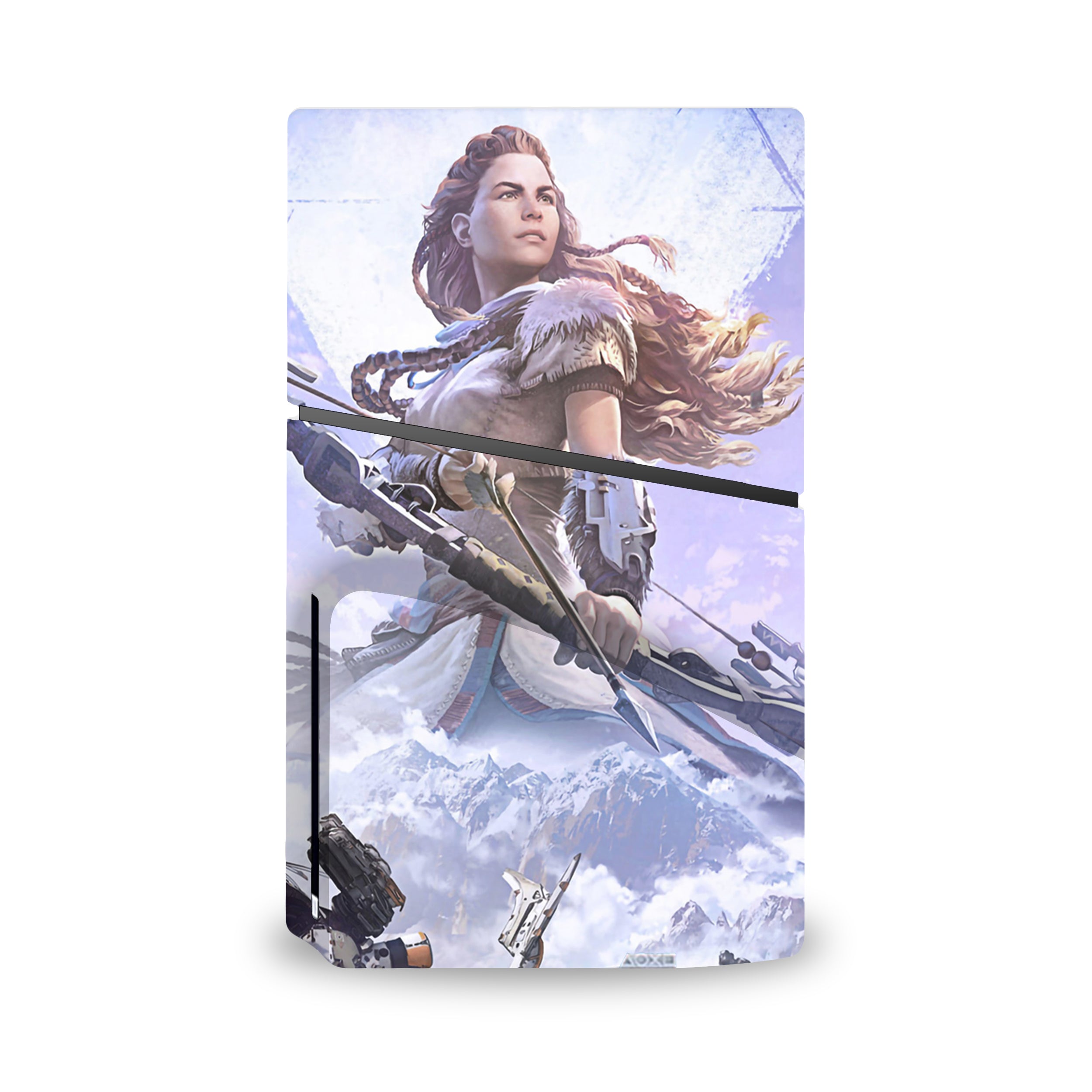 Solar Horizon v1 PS5 Slim Skin - Video Game-inspired design