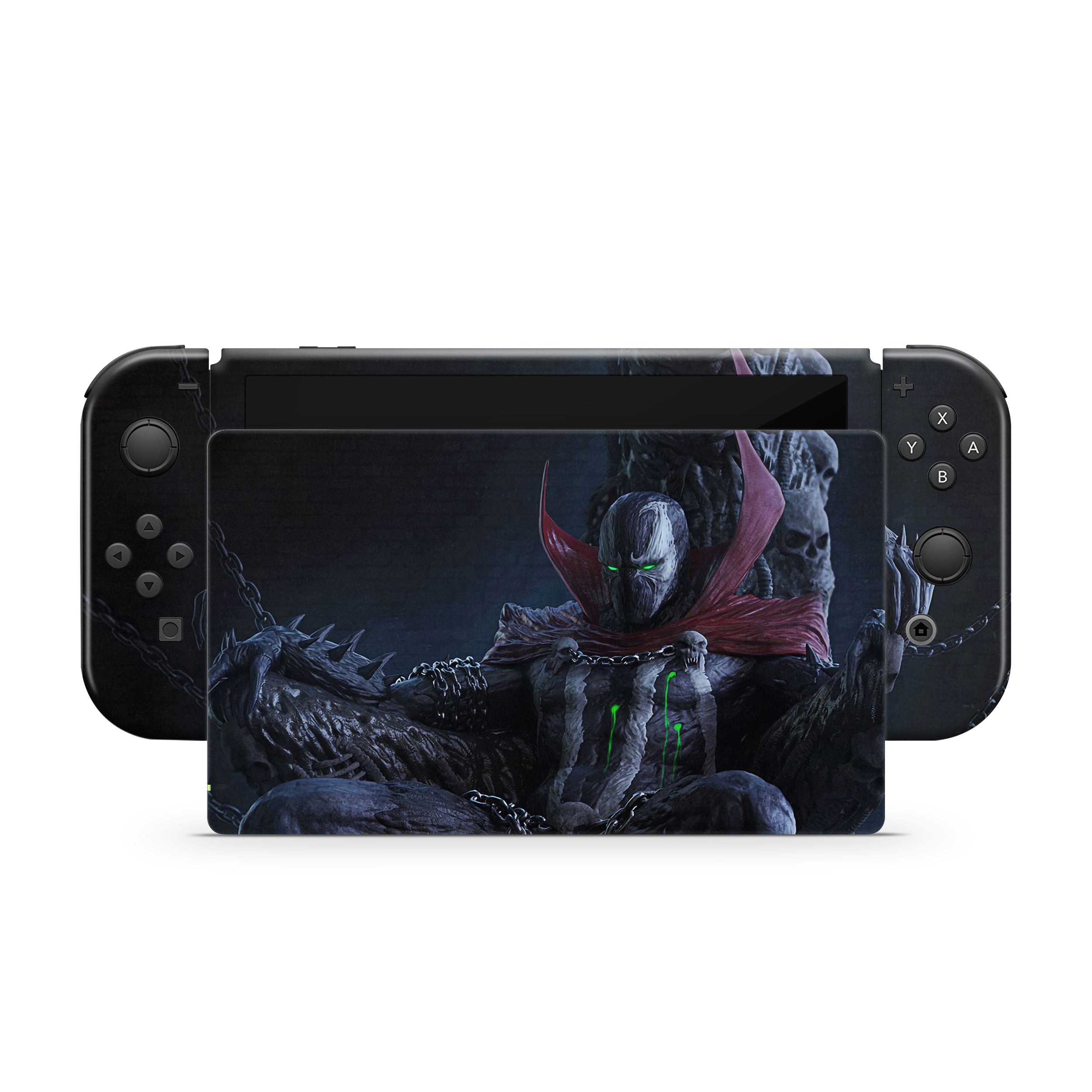 Infernal Hellspawn v1 Nintendo Switch OLED Skin - Comics-inspired design
