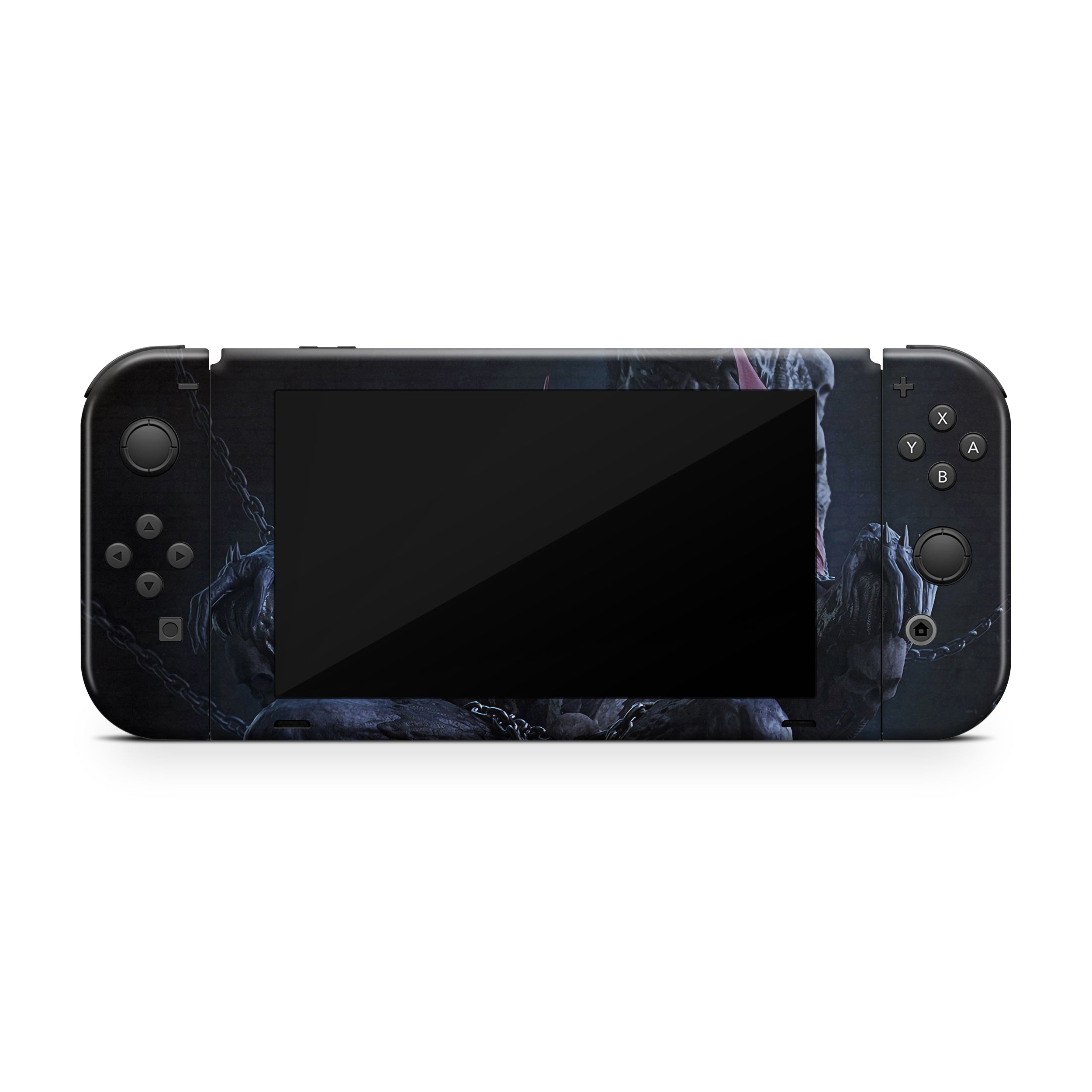 Infernal Hellspawn v1 Nintendo Switch OLED Skin - Comics-inspired design