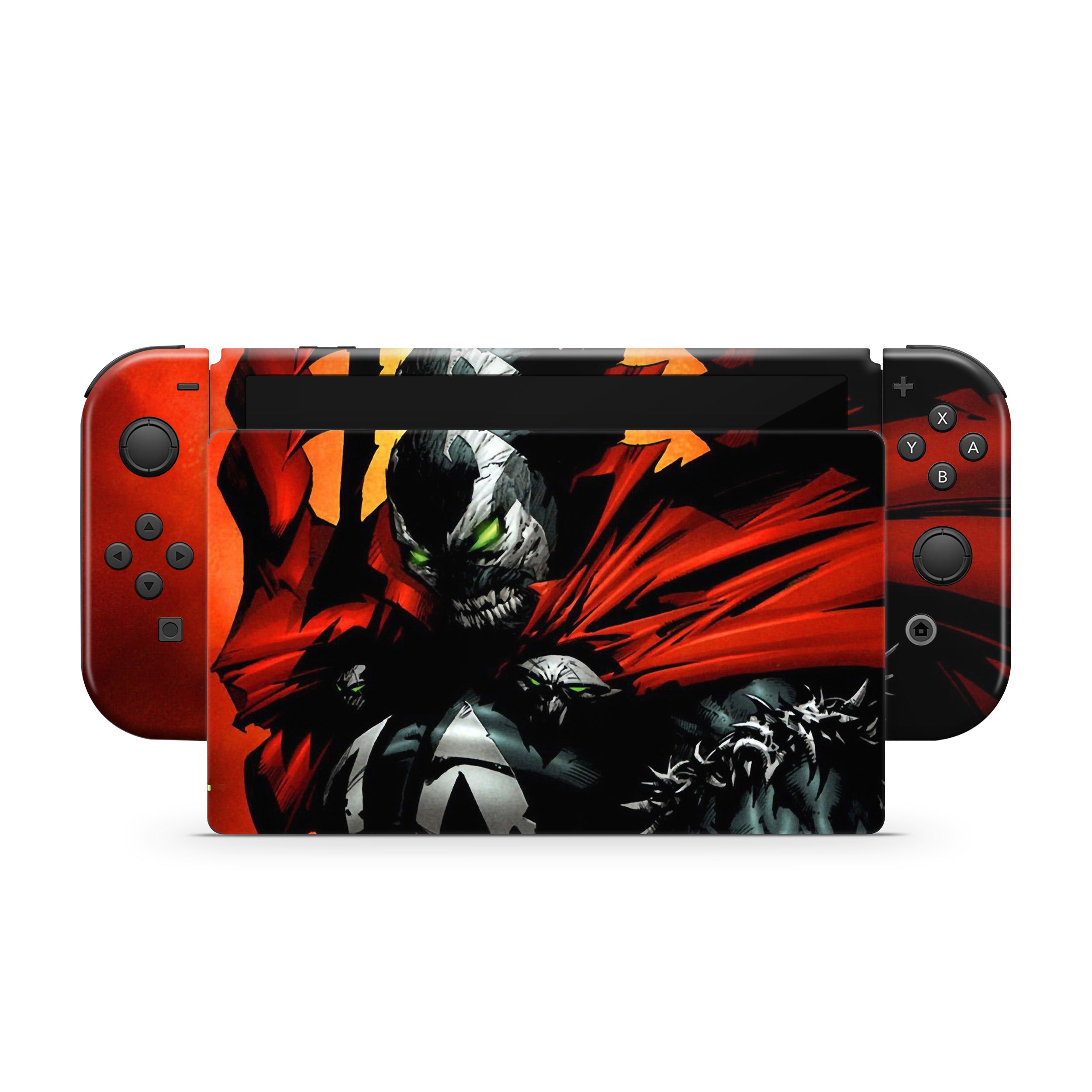 Infernal Hellspawn v3 Nintendo Switch OLED Skin - Comics-inspired design