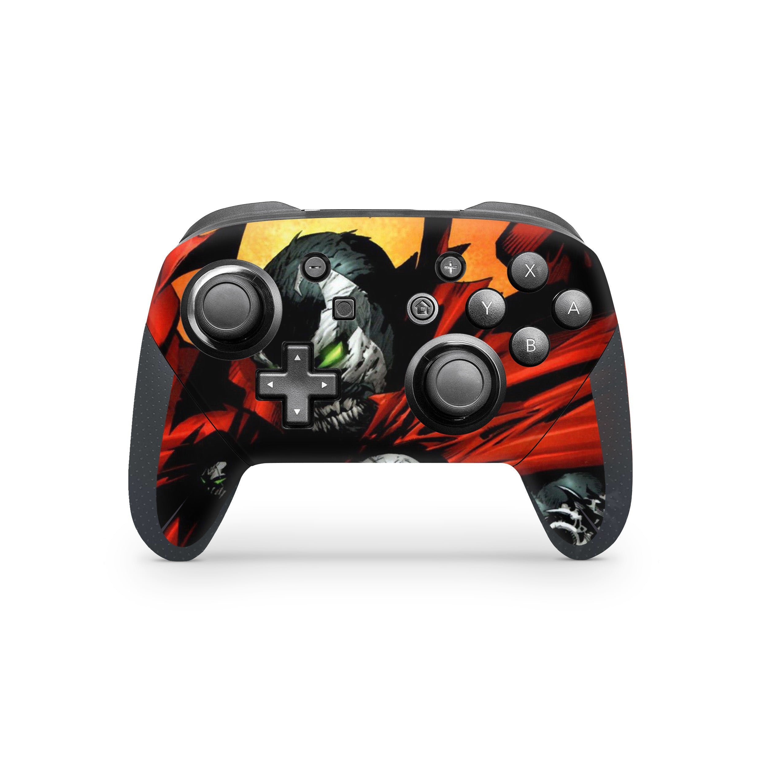 Infernal Hellspawn v3 Nintendo Switch Pro Controller Skin - Comics-inspired design