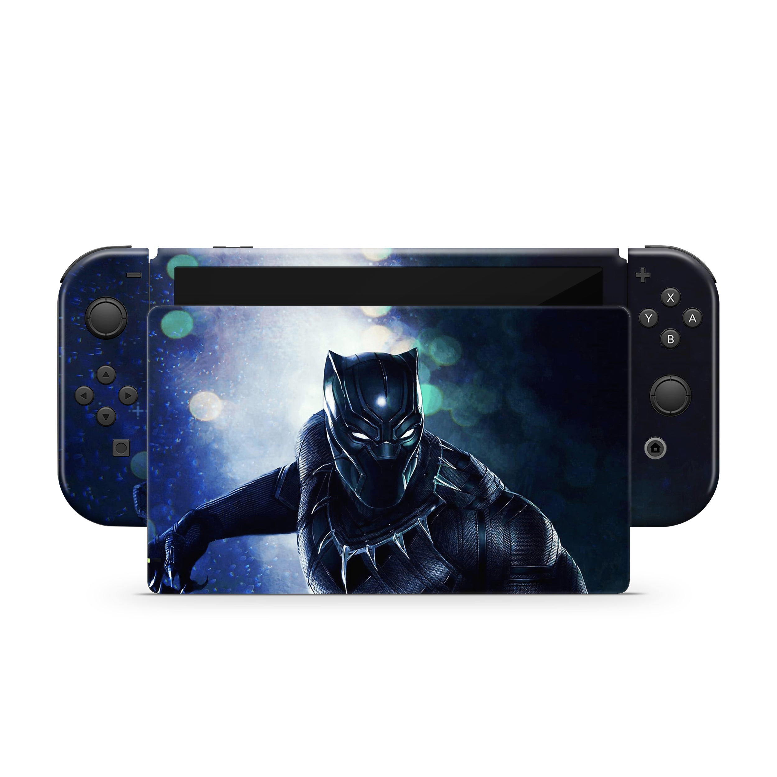 Panther Warrior v1 Nintendo Switch OLED Skin - Comics-inspired design