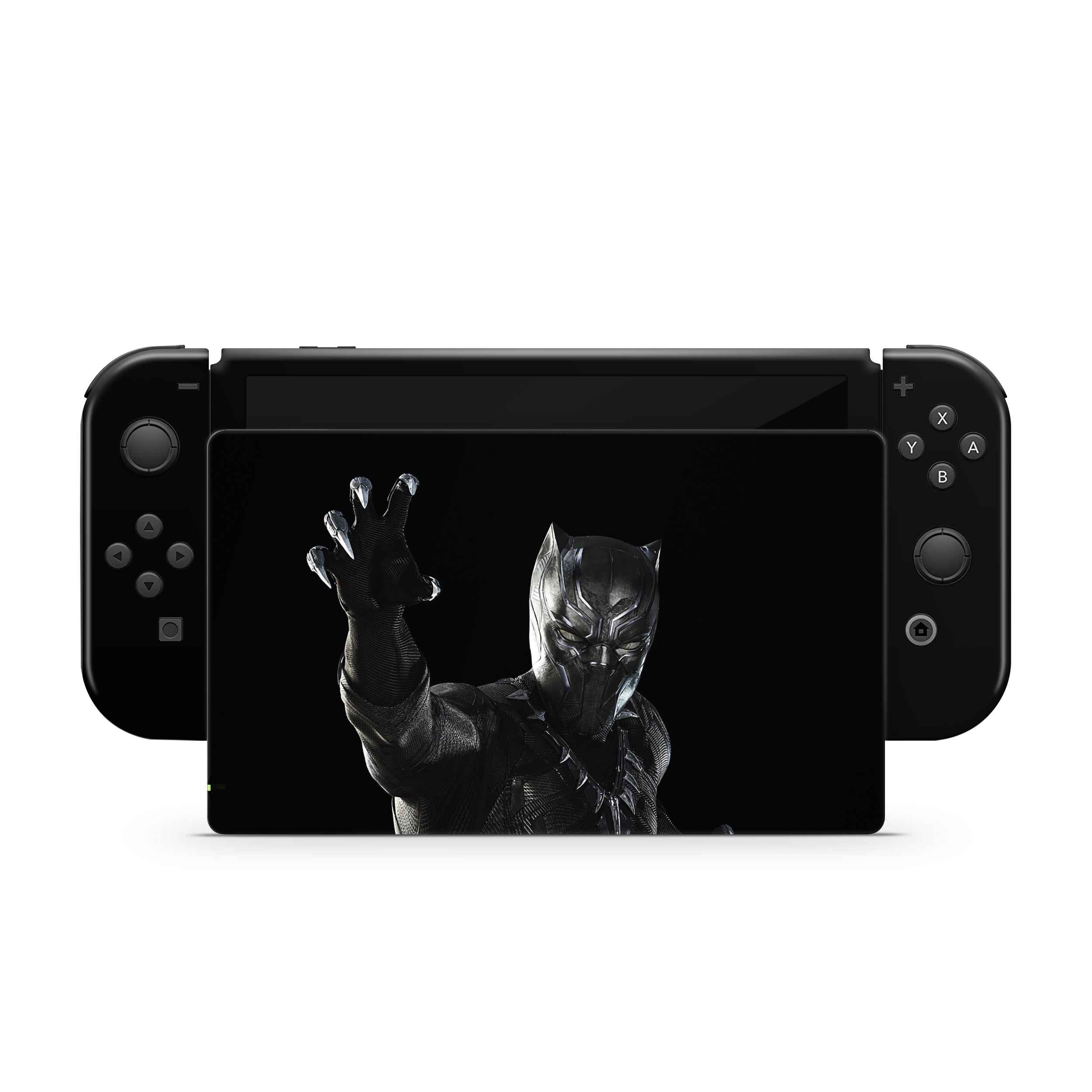Panther Warrior v4 Nintendo Switch OLED Skin - Comics-inspired design