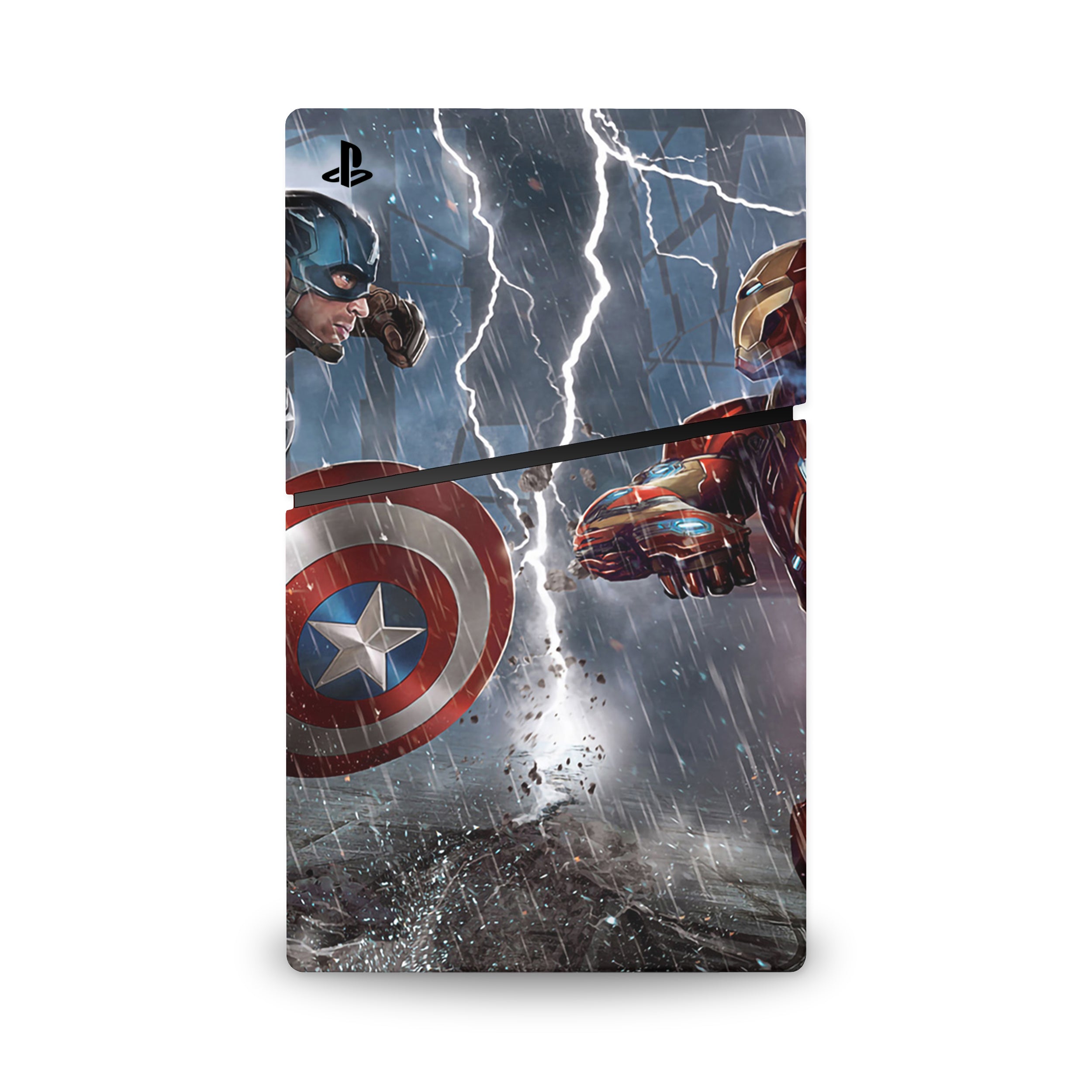 Freedom Vanguard v1 PS5 Slim Digital Skin - Comics-inspired design