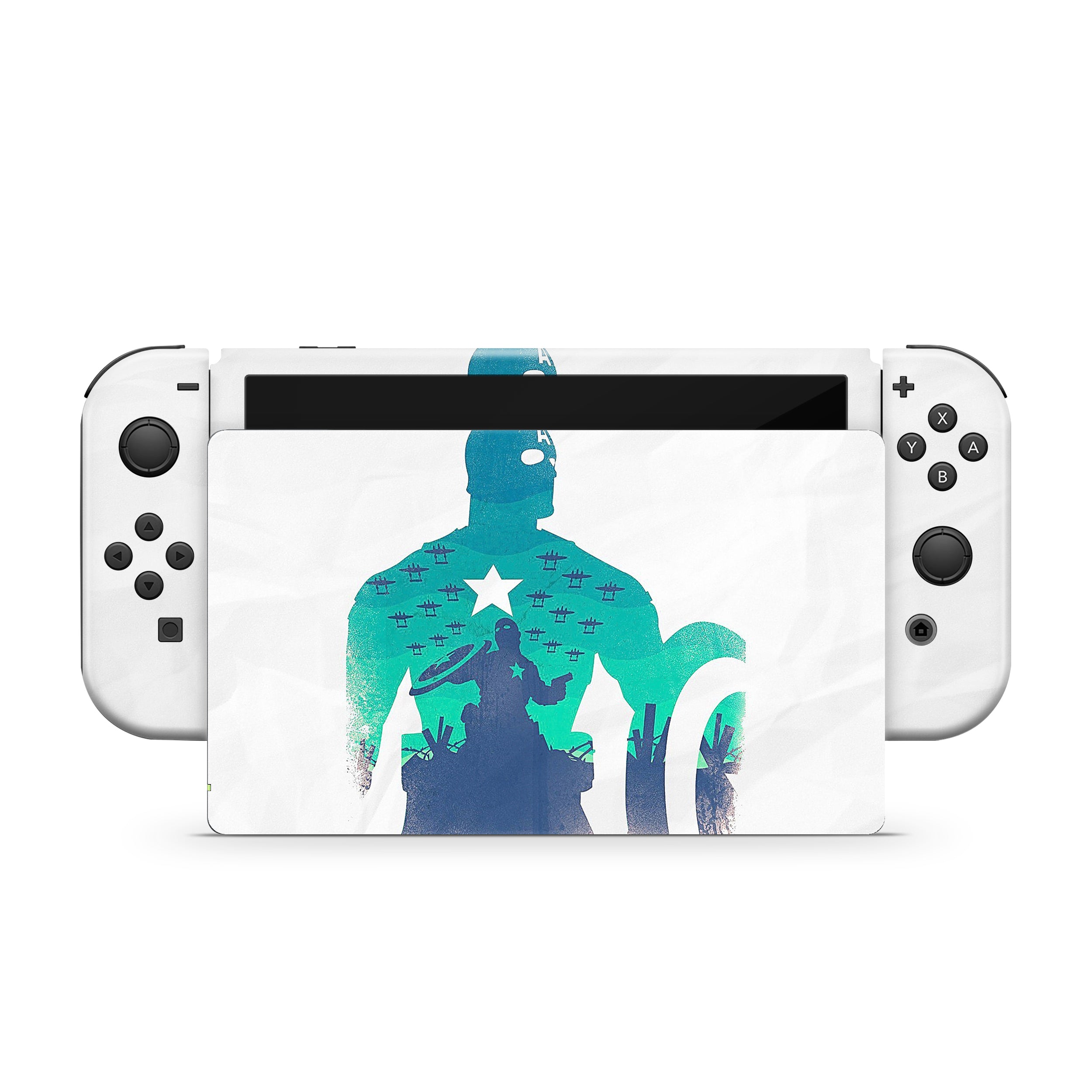 Freedom Vanguard v7 Nintendo Switch OLED Skin - Comics-inspired design