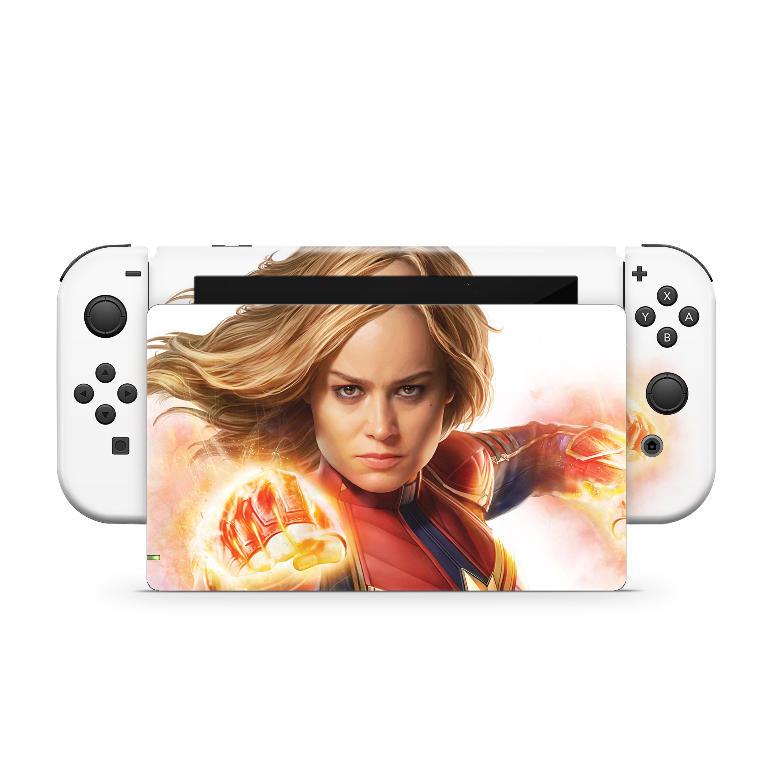 Galactic Champion v1 Nintendo Switch Skin - Comics-inspired design