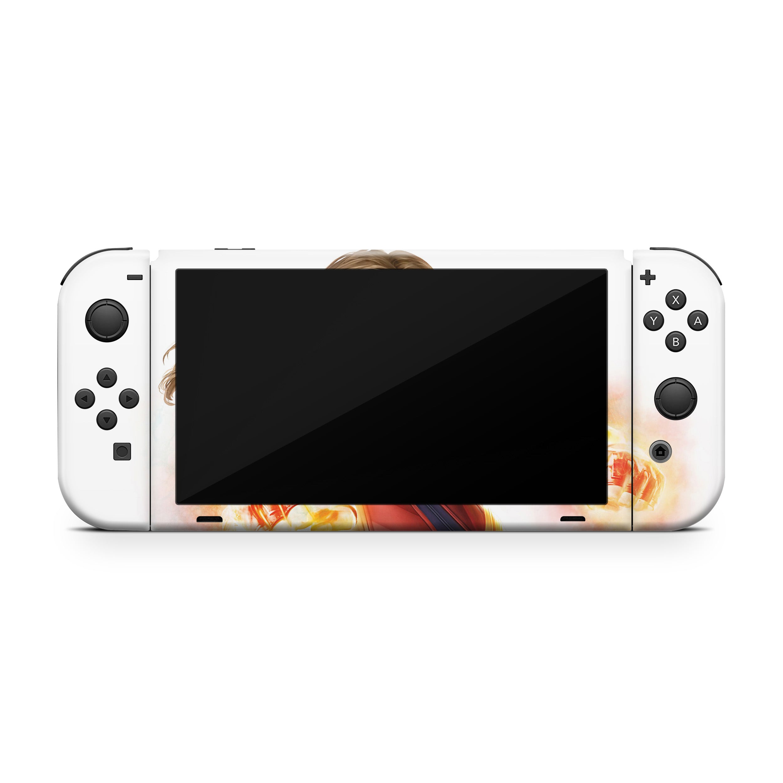 Galactic Champion v1 Nintendo Switch OLED Skin - Comics-inspired design