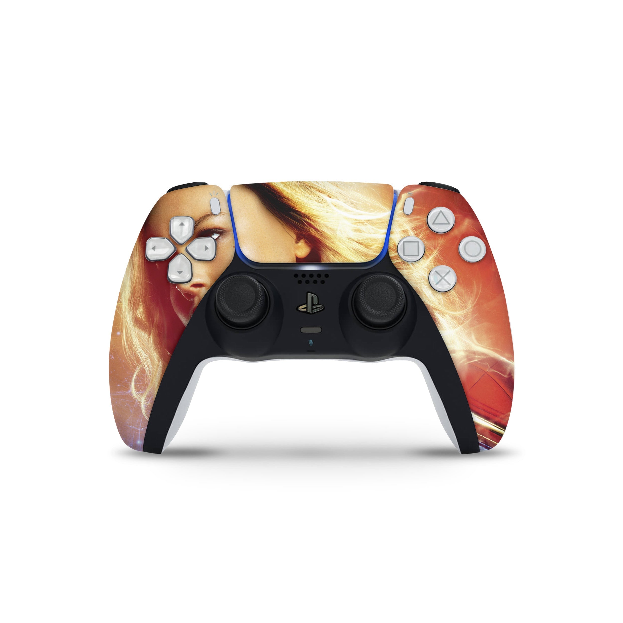 Galactic Champion v3 PS5 Controller Skin - Comics-inspired design
