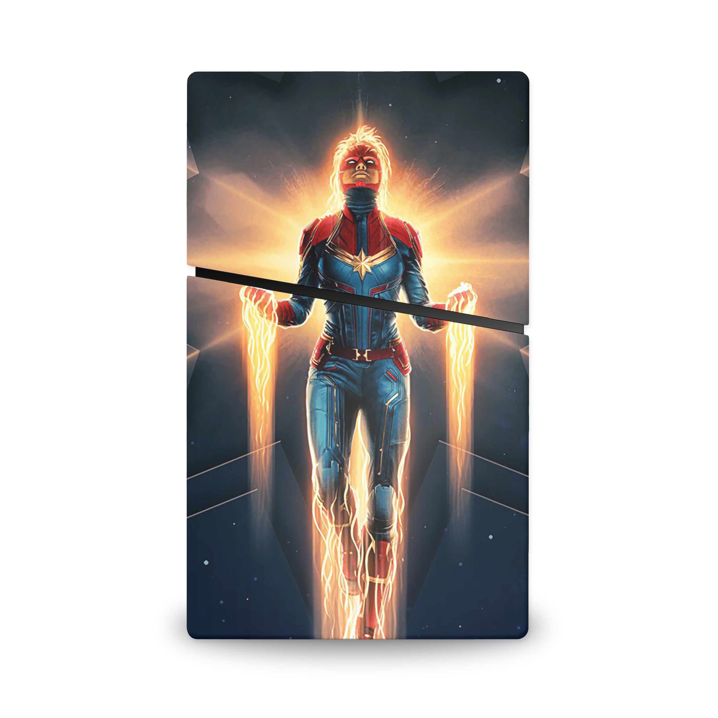 Galactic Champion v4 PS5 Slim Digital Skin - Comics-inspired design