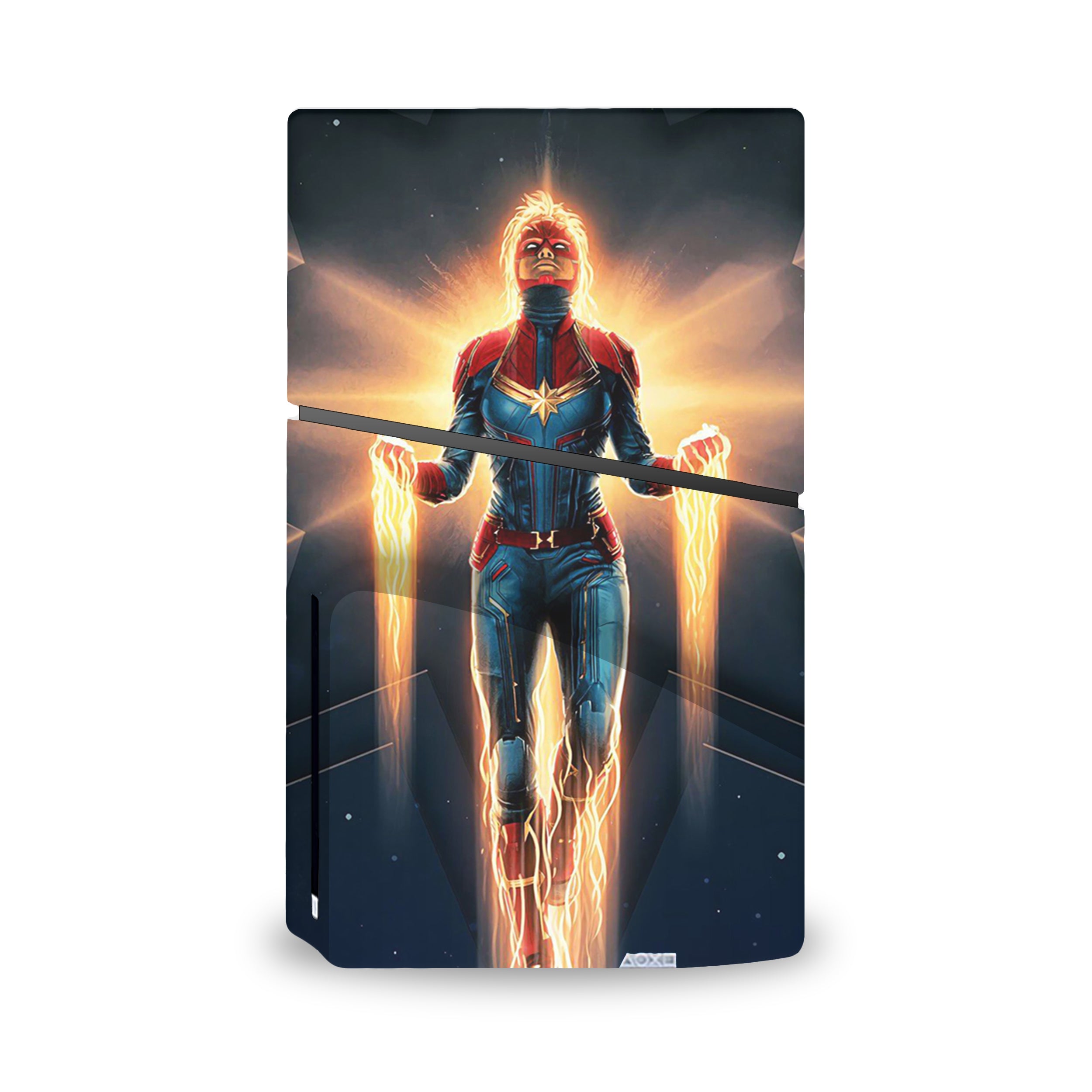 Galactic Champion v4 PS5 Slim Skin - Comics-inspired design