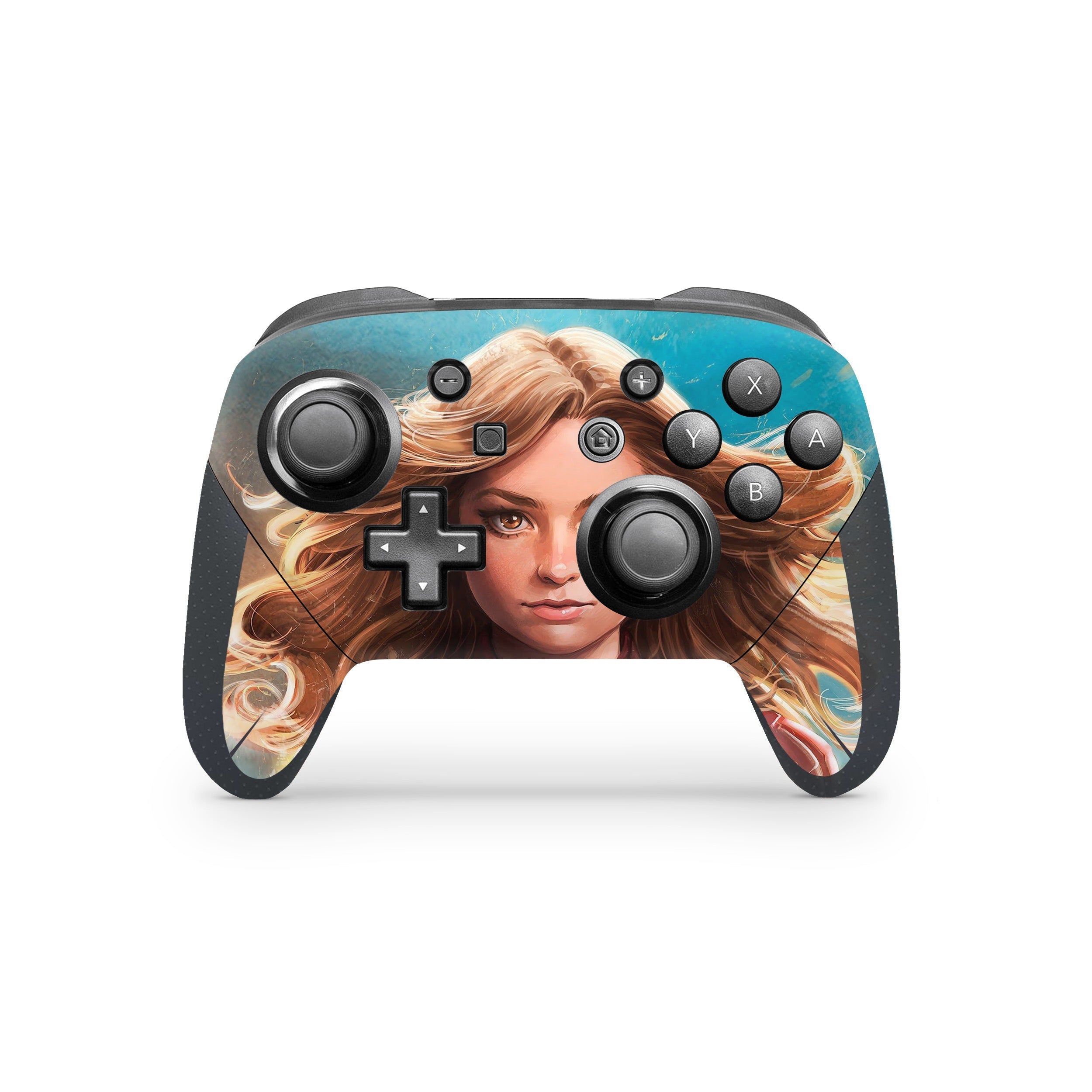 Galactic Champion v5 Nintendo Switch Pro Controller Skin - Comics-inspired design