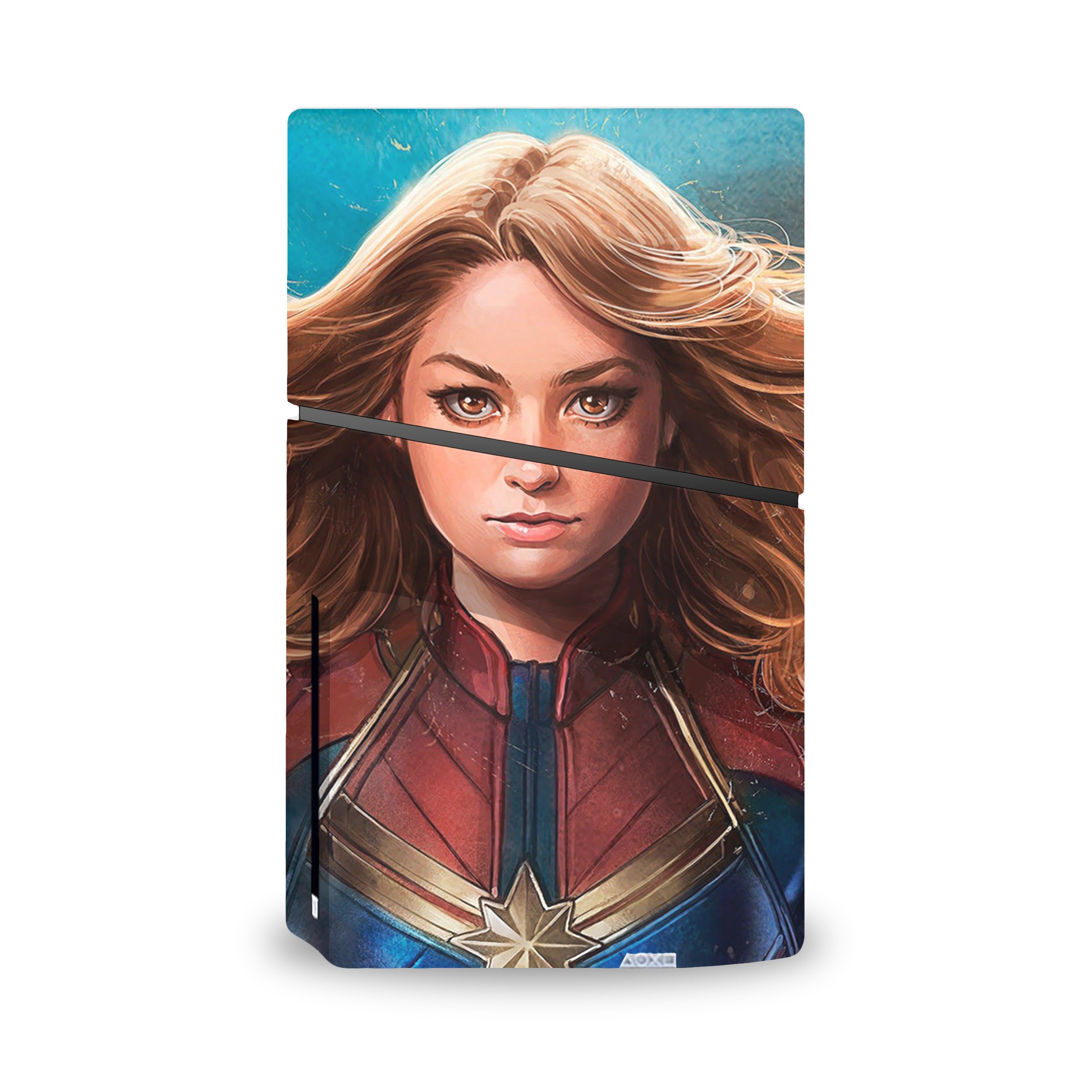 Galactic Champion v5 PS5 Slim Skin - Comics-inspired design