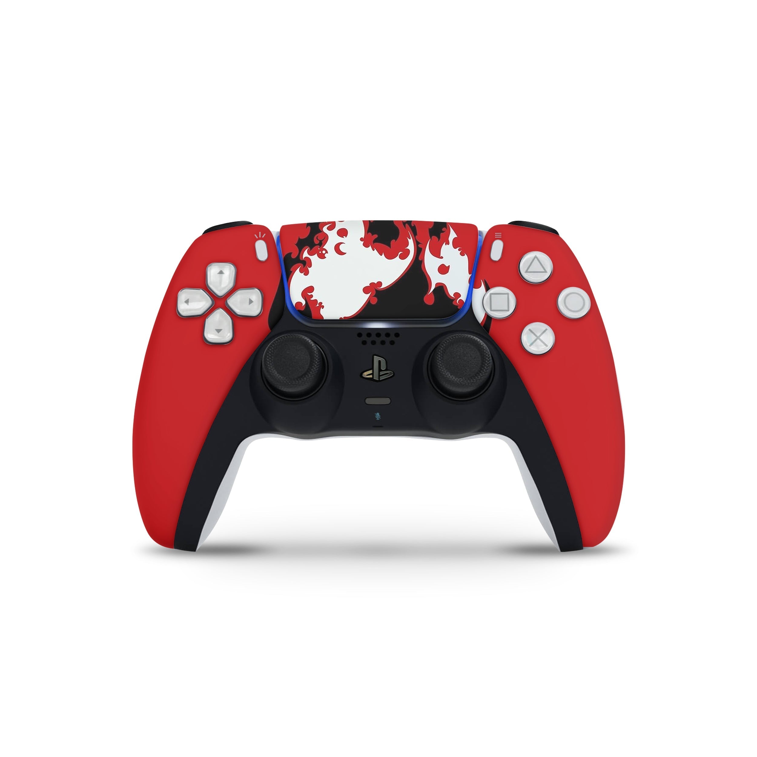 Crimson Terror v1 PS5 Controller Skin - Comics-inspired design