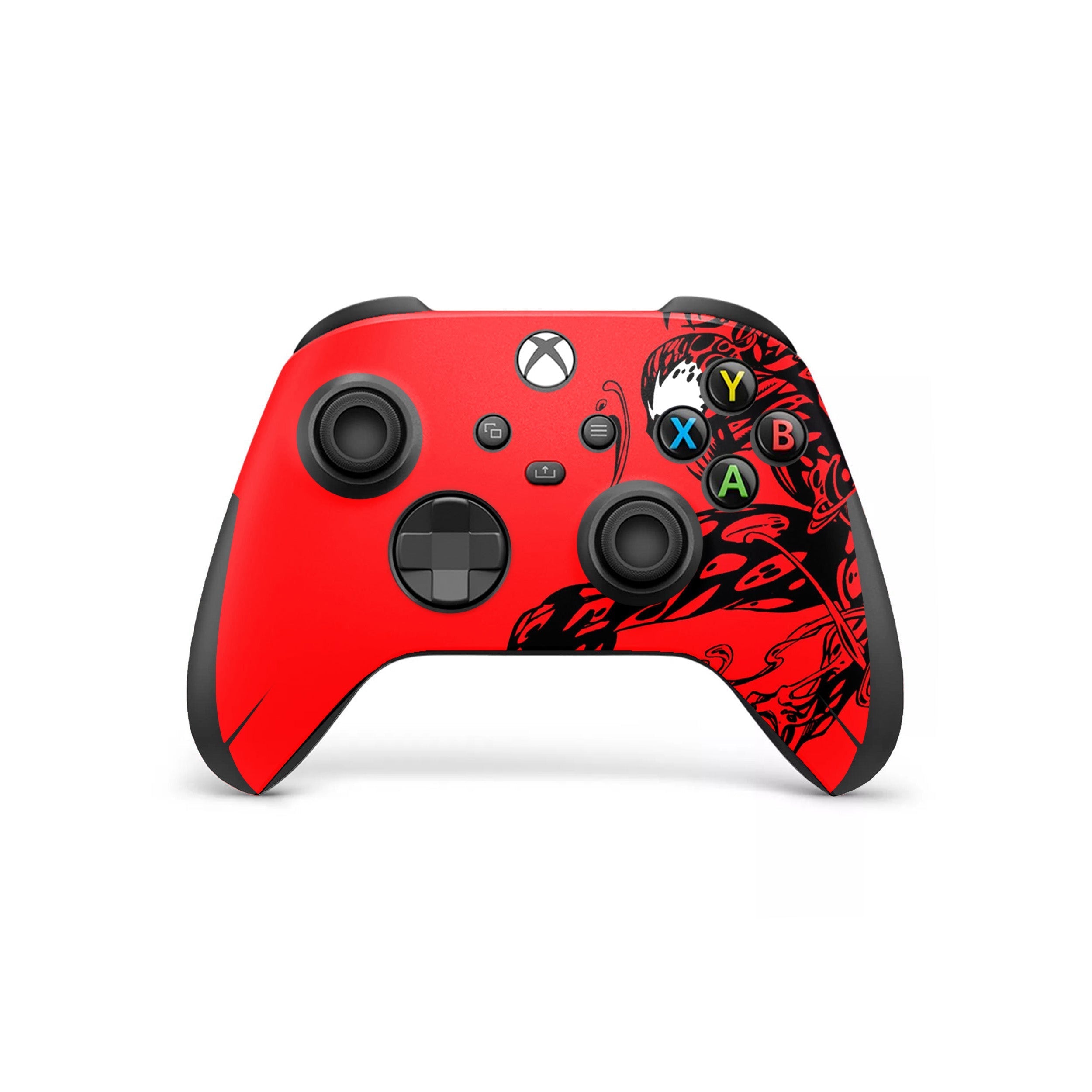 Crimson Terror v2 Xbox Series Controller Skin - Comics-inspired design
