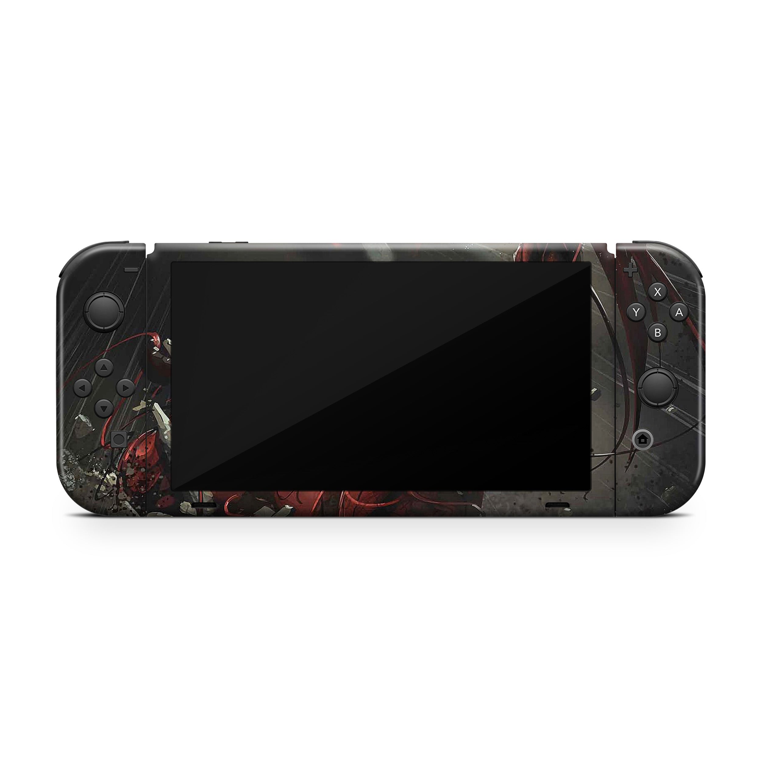 Crimson Terror v4 Nintendo Switch OLED Skin - Comics-inspired design
