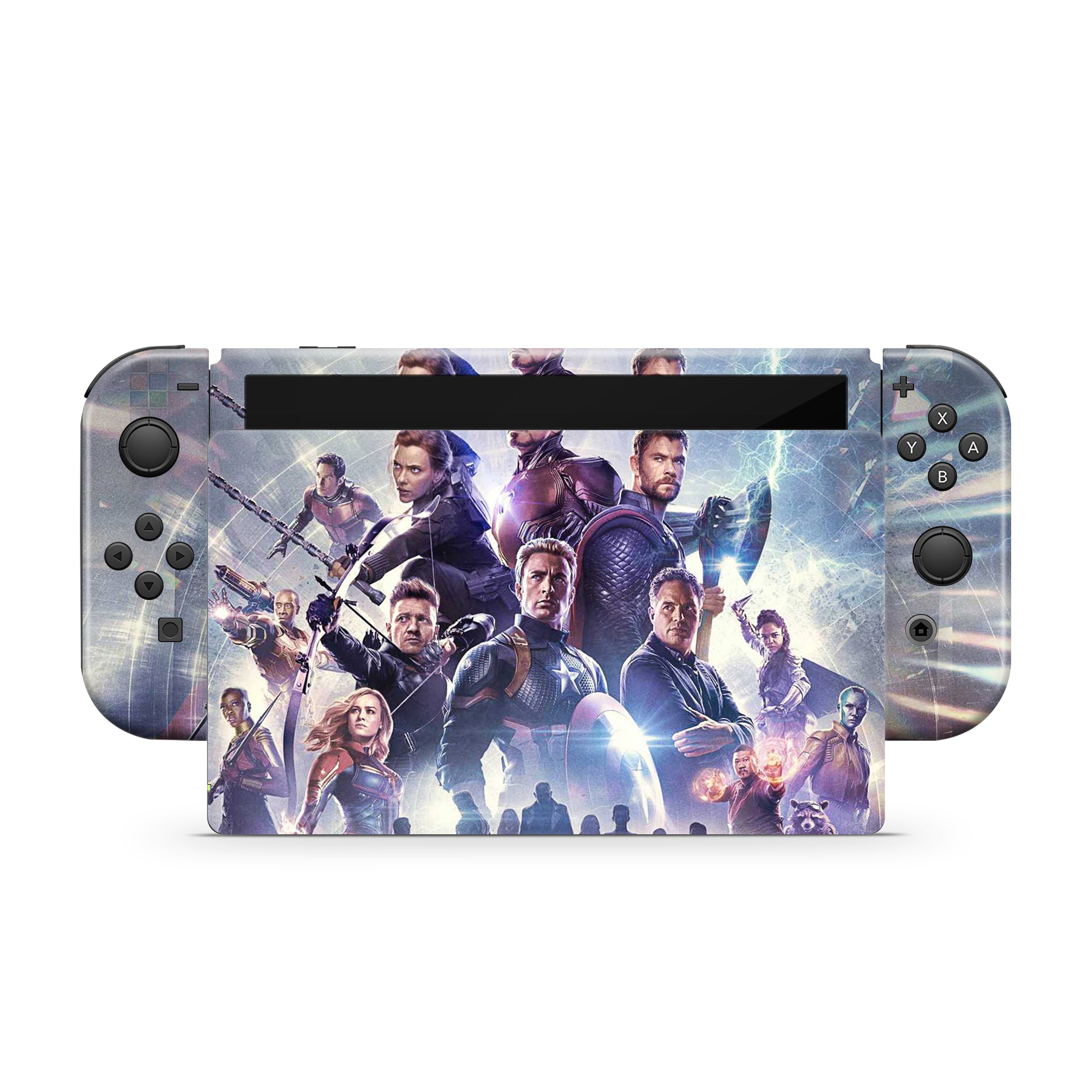 Multiverse Sentinels v1 Nintendo Switch OLED Skin - Comics-inspired design