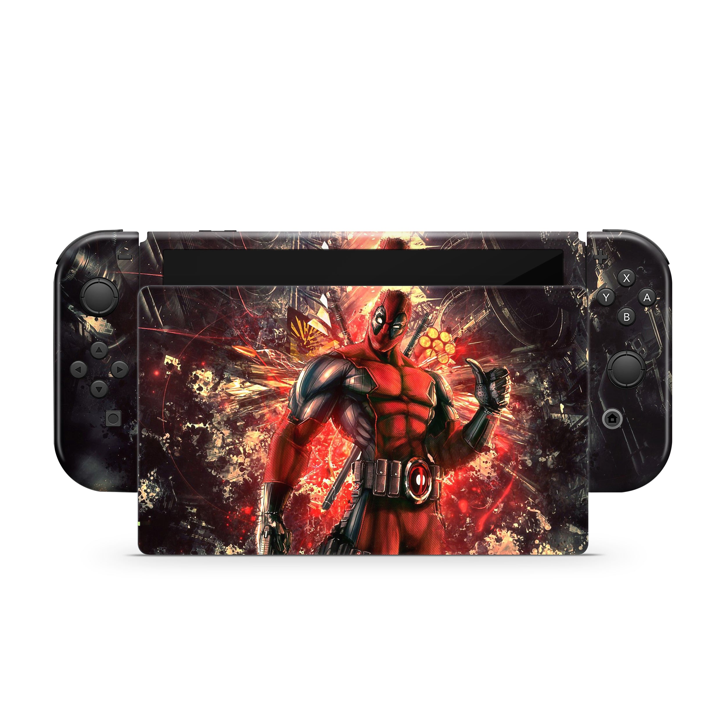 Rogue Merc v2 Nintendo Switch OLED Skin - Comics-inspired design