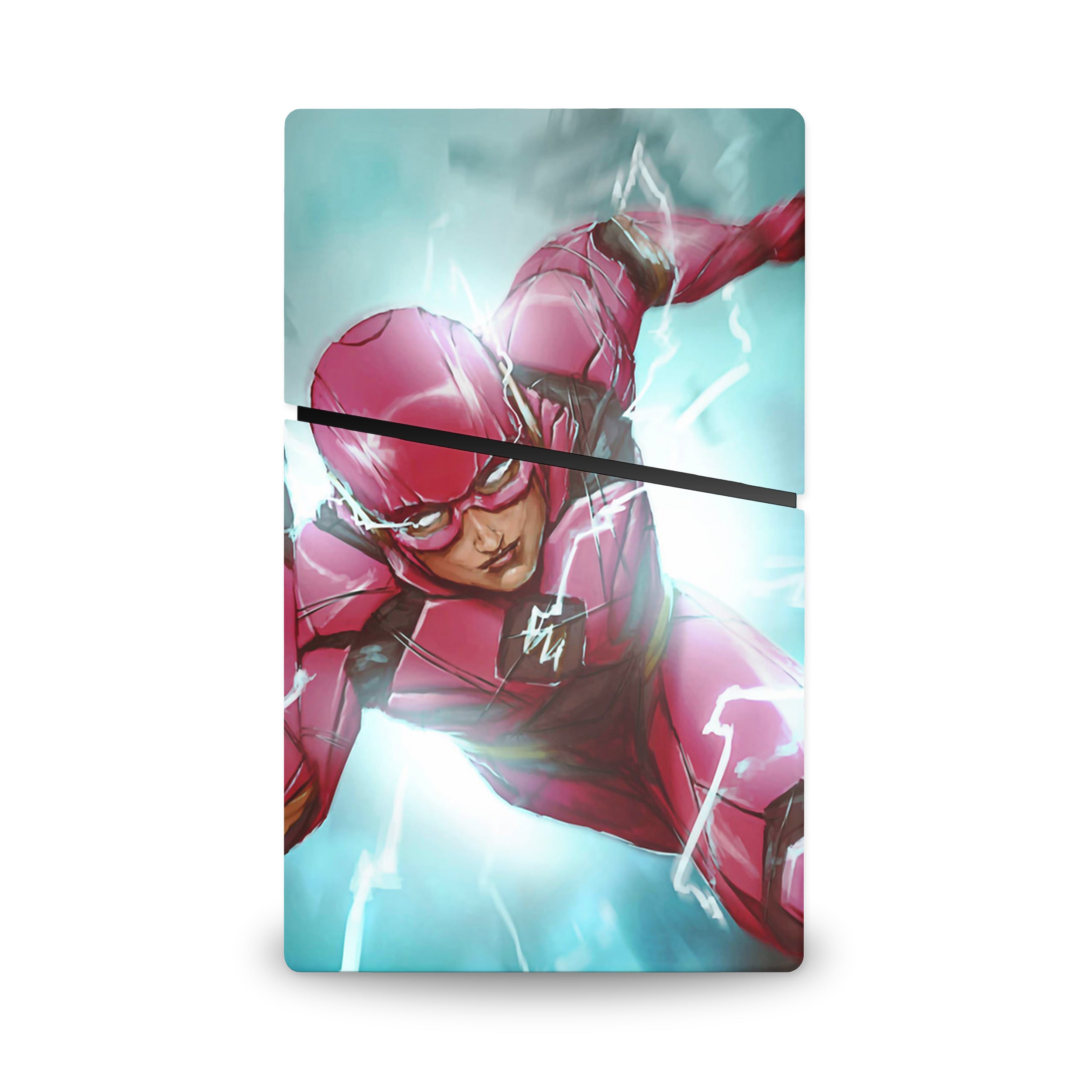 Red Velocity v1 PS5 Slim Digital Skin - Comics-inspired design