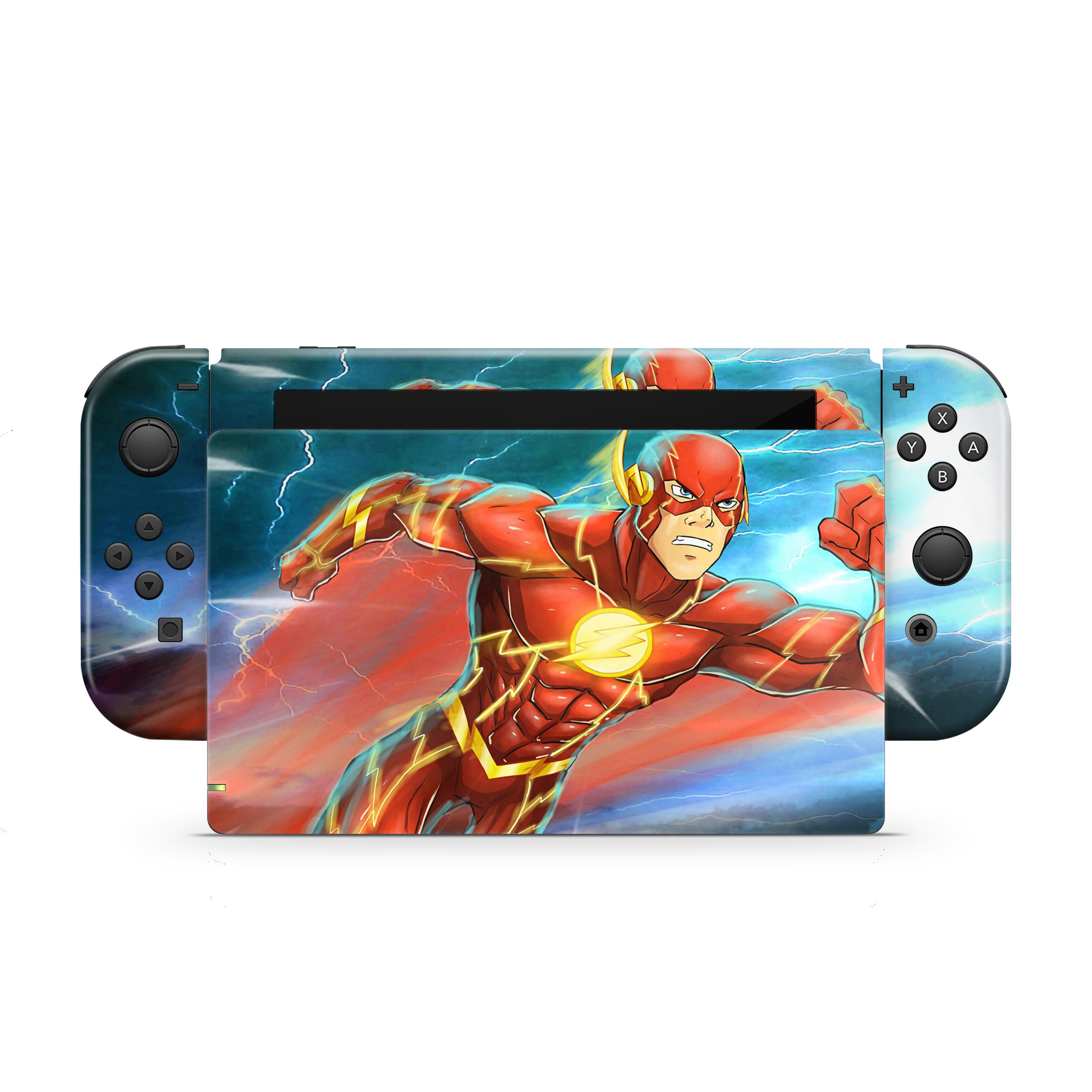 Red Velocity v2 Nintendo Switch Skin - Comics-inspired design