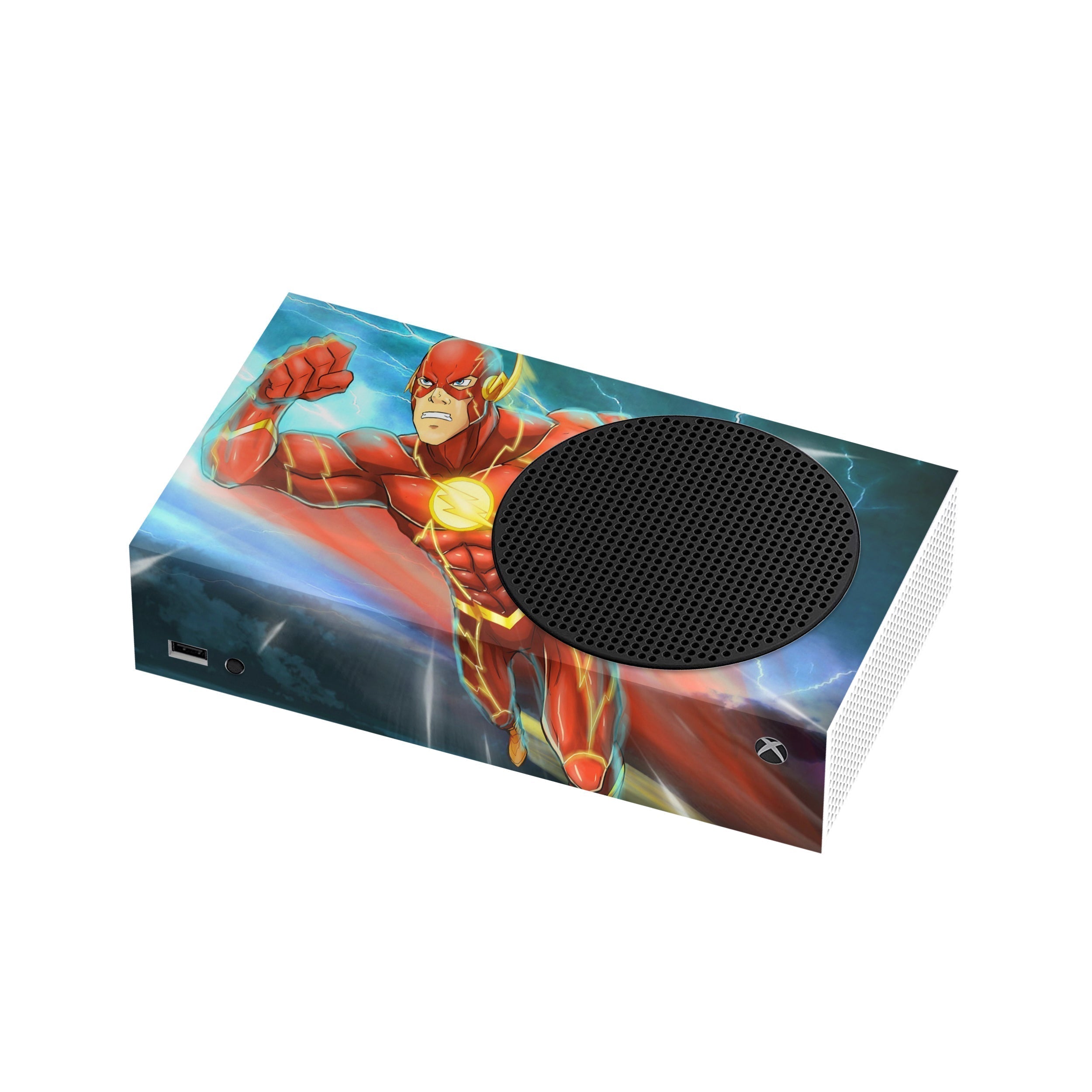 Red Velocity v2 Xbox Series S Skin - Comics-inspired design