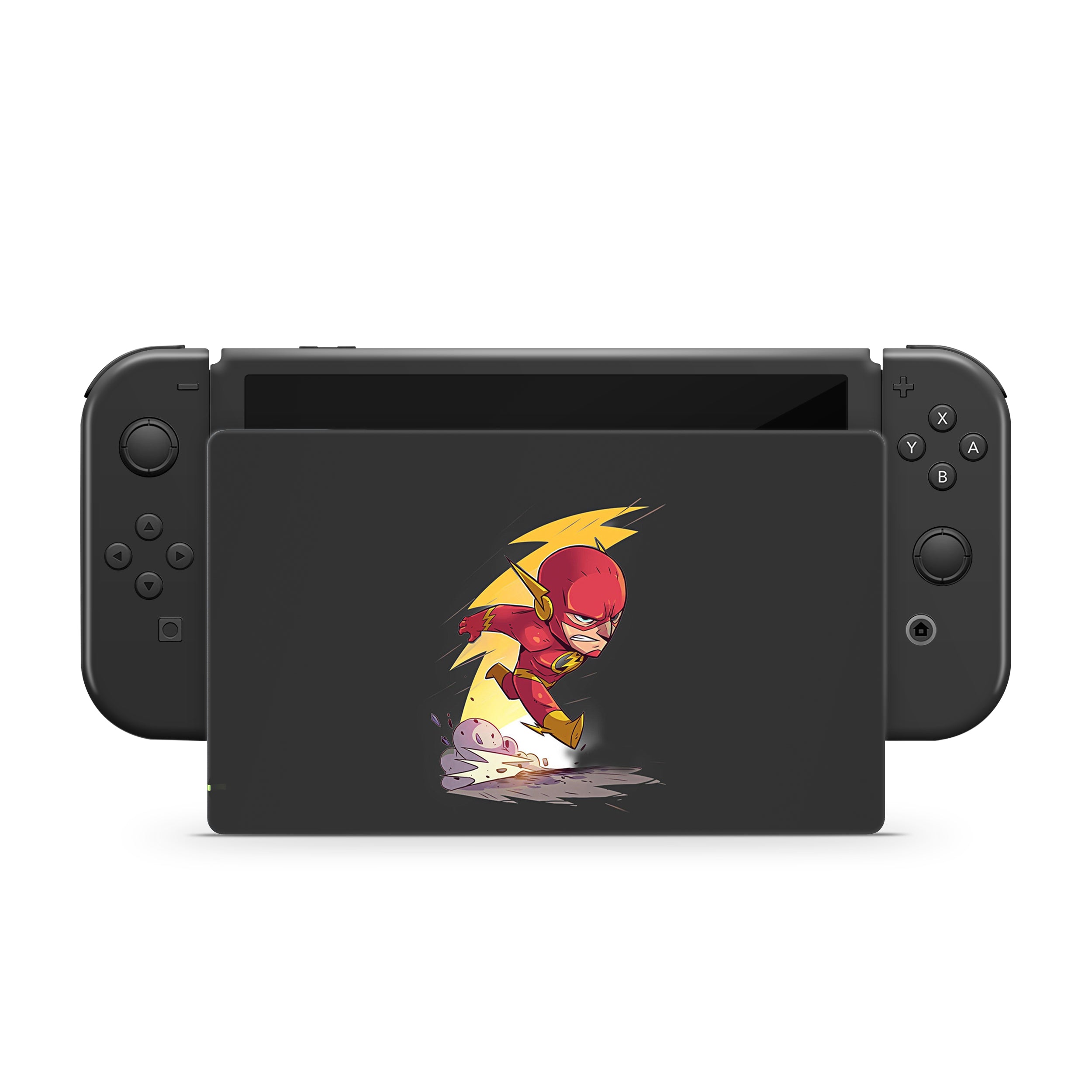 Red Velocity v3 Nintendo Switch OLED Skin - Comics-inspired design