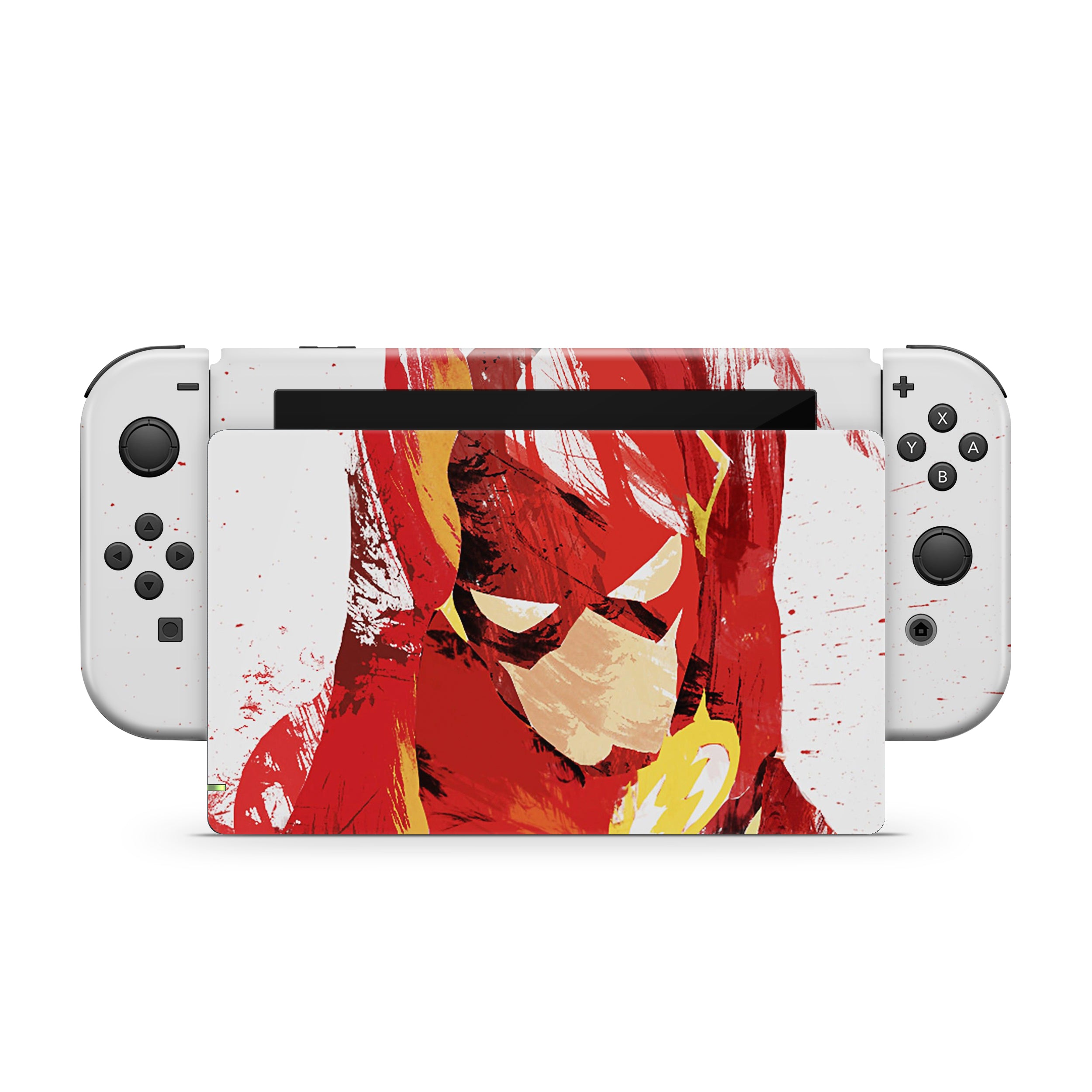 Red Velocity v4 Nintendo Switch Skin - Comics-inspired design