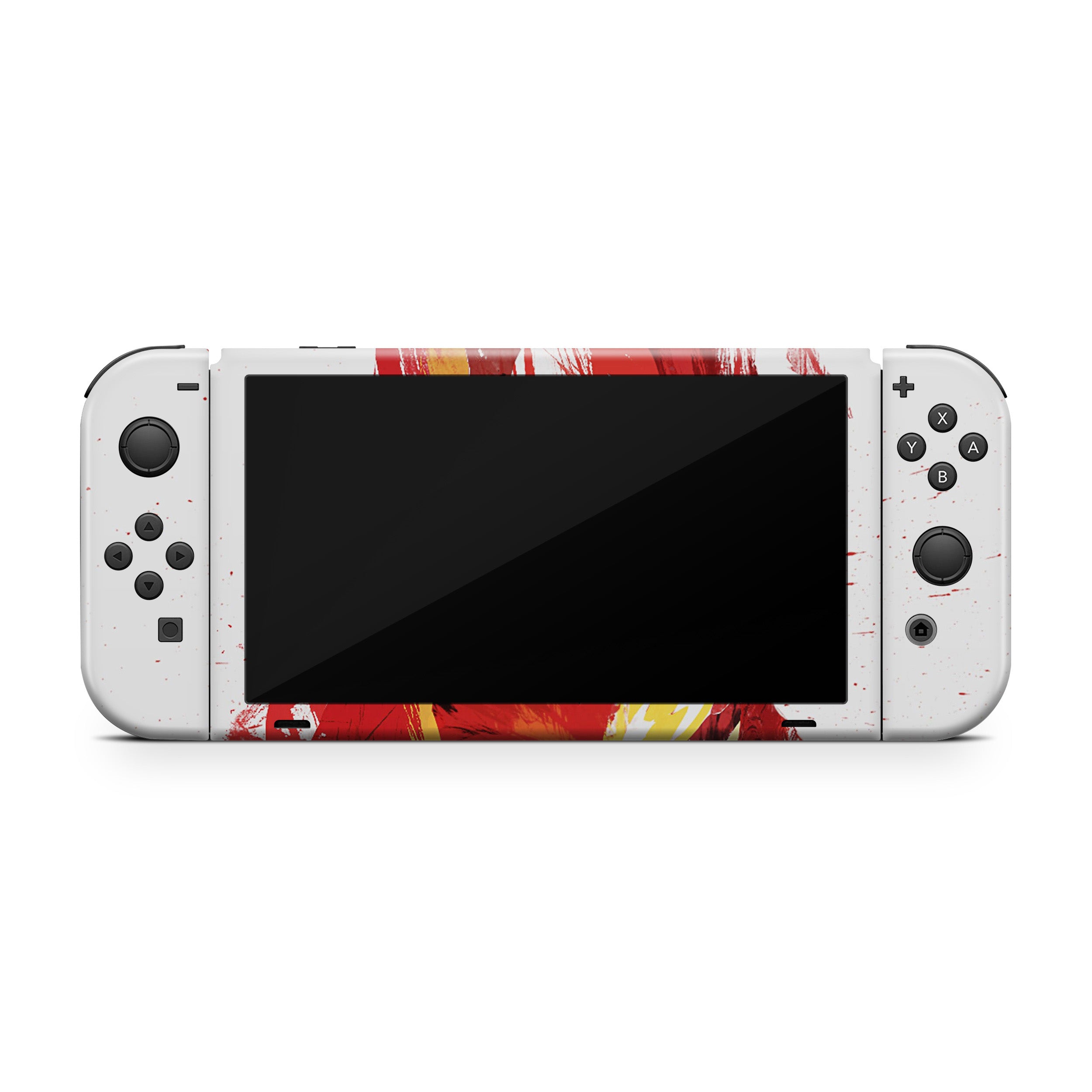 Red Velocity v4 Nintendo Switch OLED Skin - Comics-inspired design