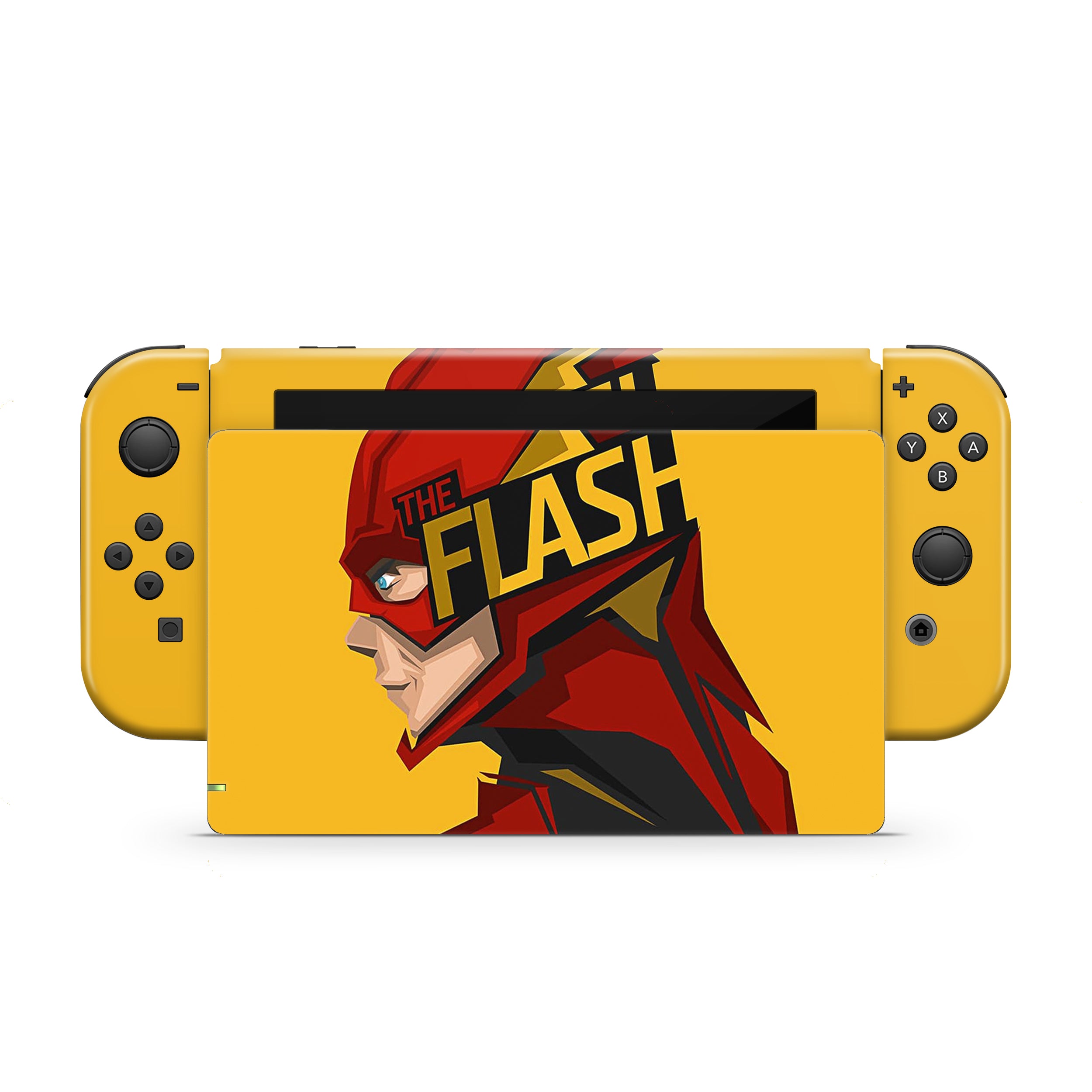 Red Velocity v5 Nintendo Switch Skin - Comics-inspired design