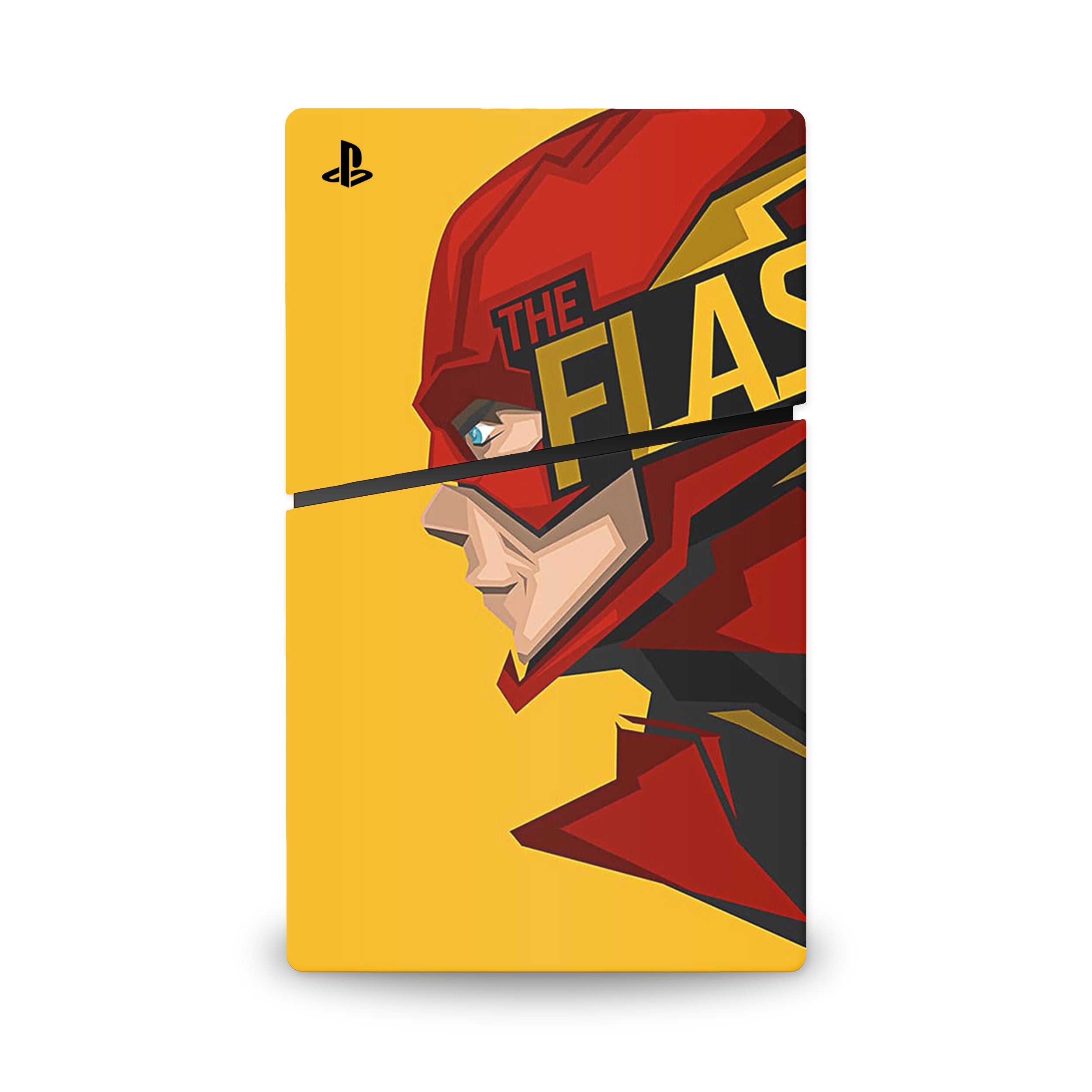 Red Velocity v5 PS5 Slim Digital Skin - Comics-inspired design