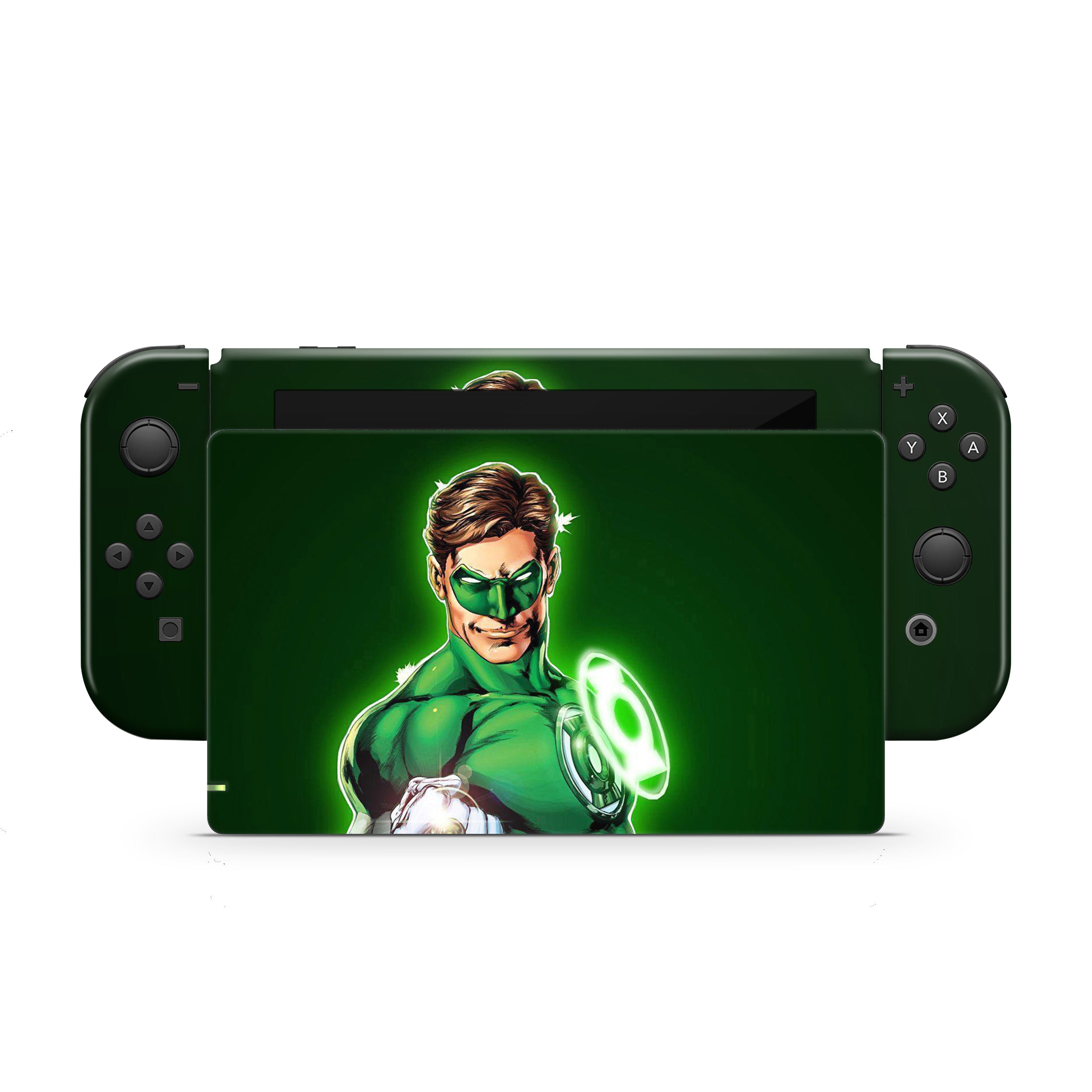 Emerald Guardian v1 Nintendo Switch Skin - Comics-inspired design