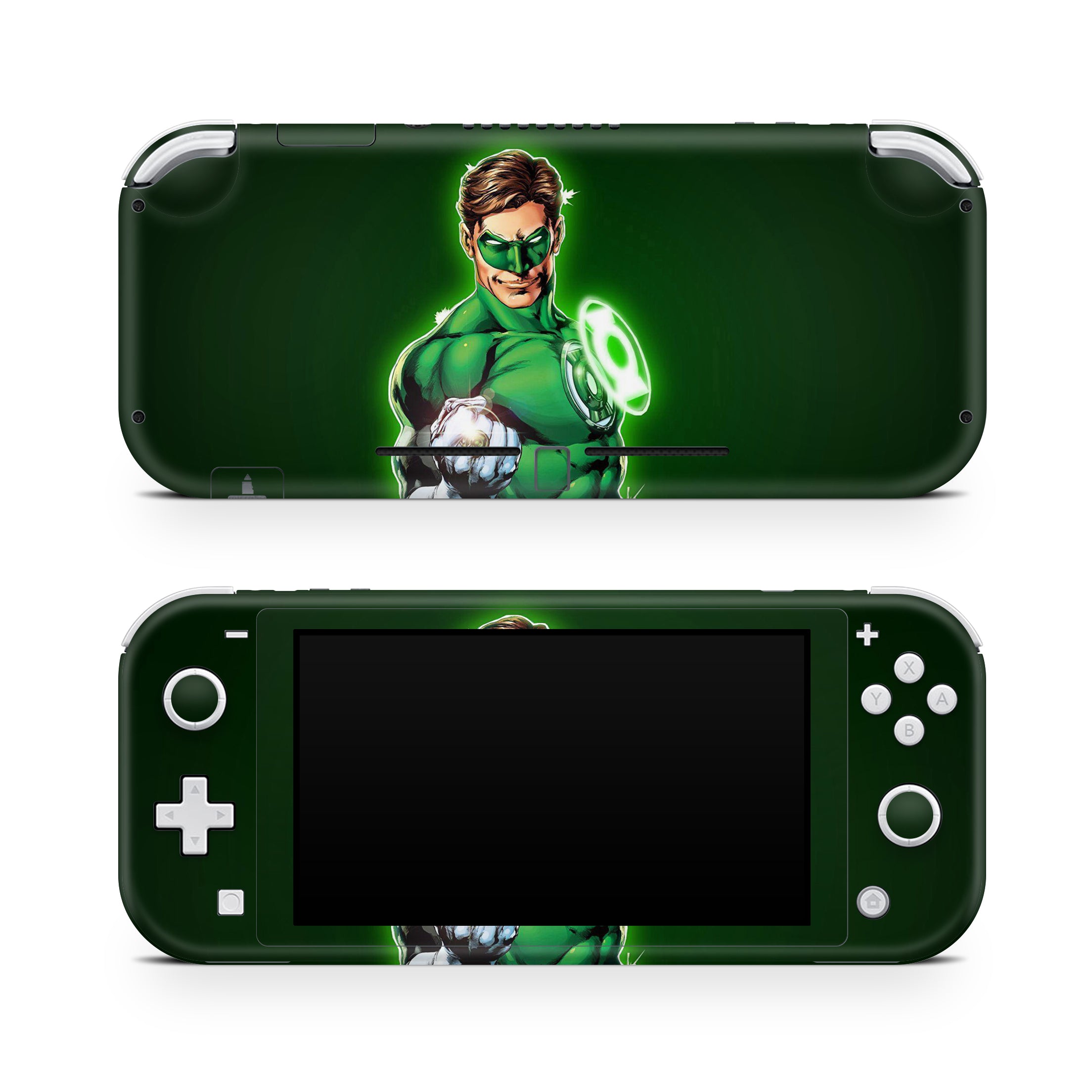 Emerald Guardian v1 Nintendo Switch Lite Skin - Comics-inspired design