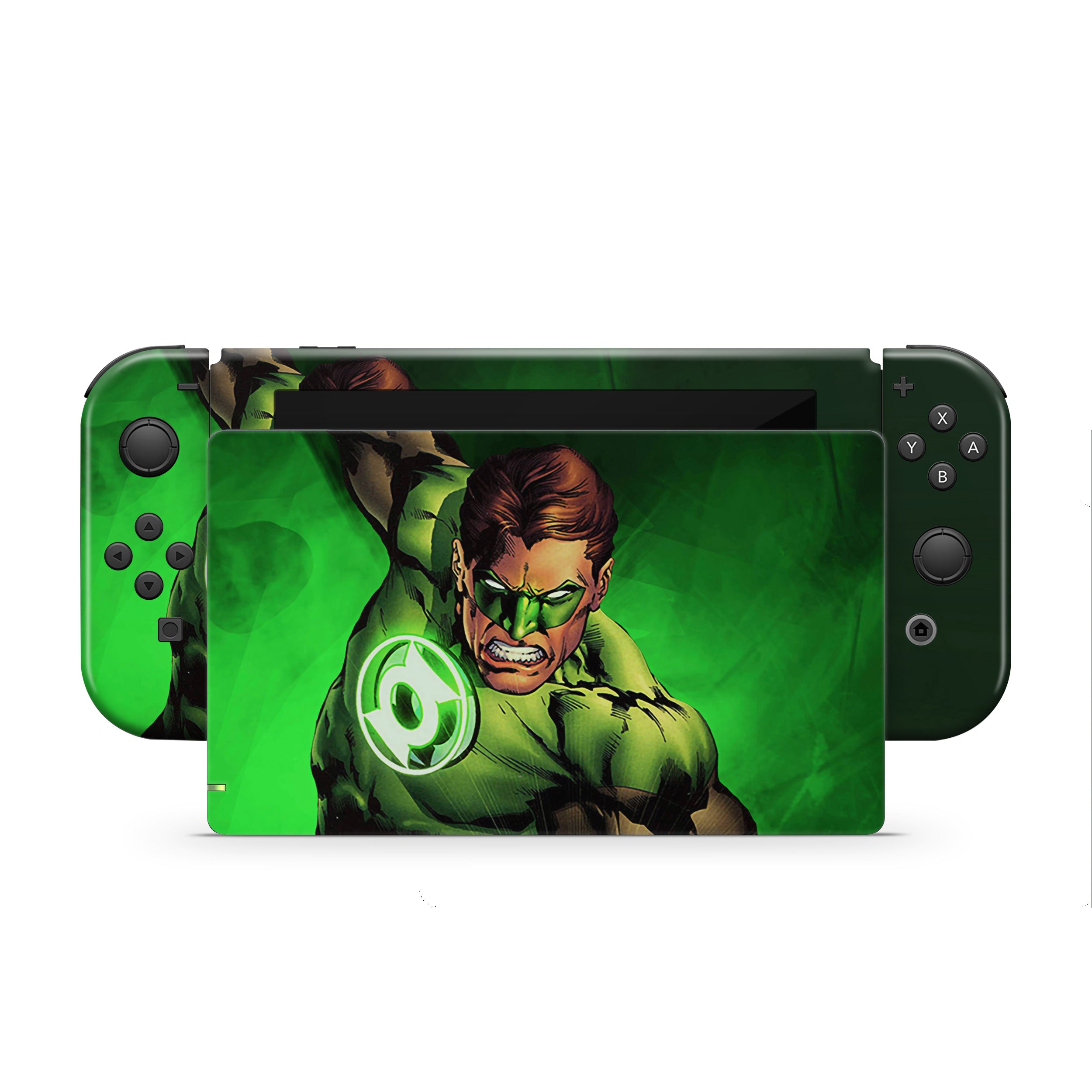 Emerald Guardian v2 Nintendo Switch Skin - Comics-inspired design