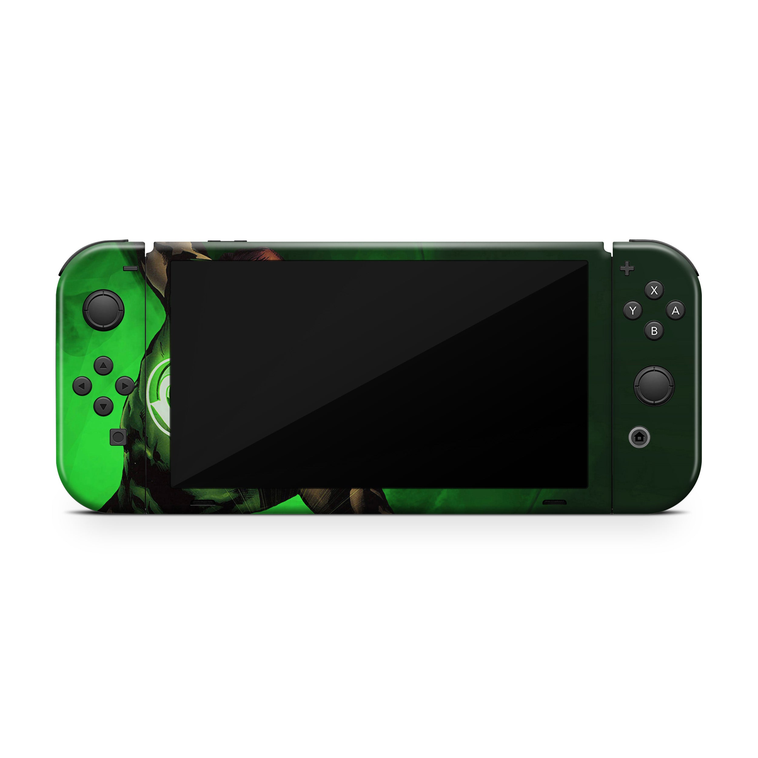 Emerald Guardian v2 Nintendo Switch OLED Skin - Comics-inspired design