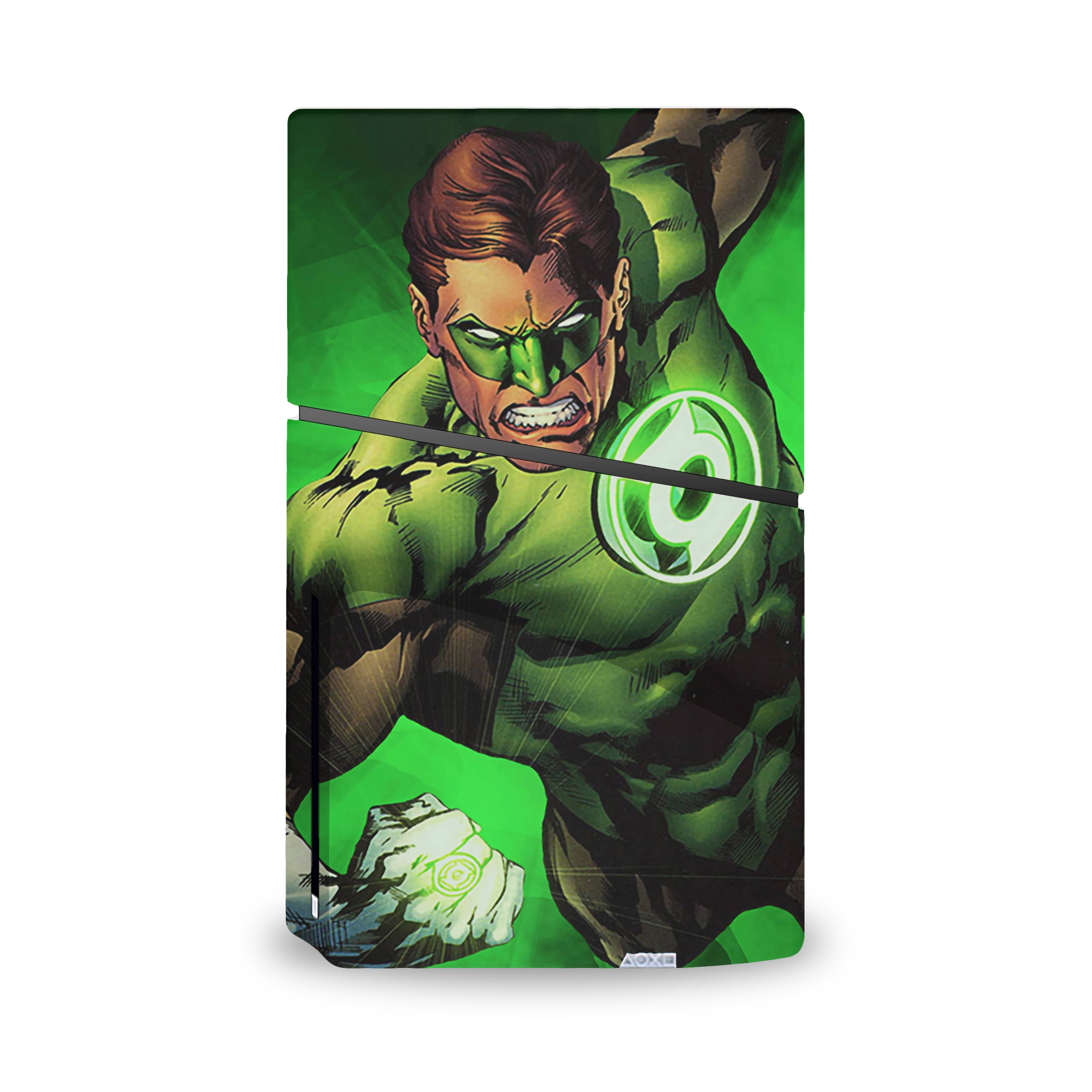 Emerald Guardian v2 PS5 Slim Skin - Comics-inspired design