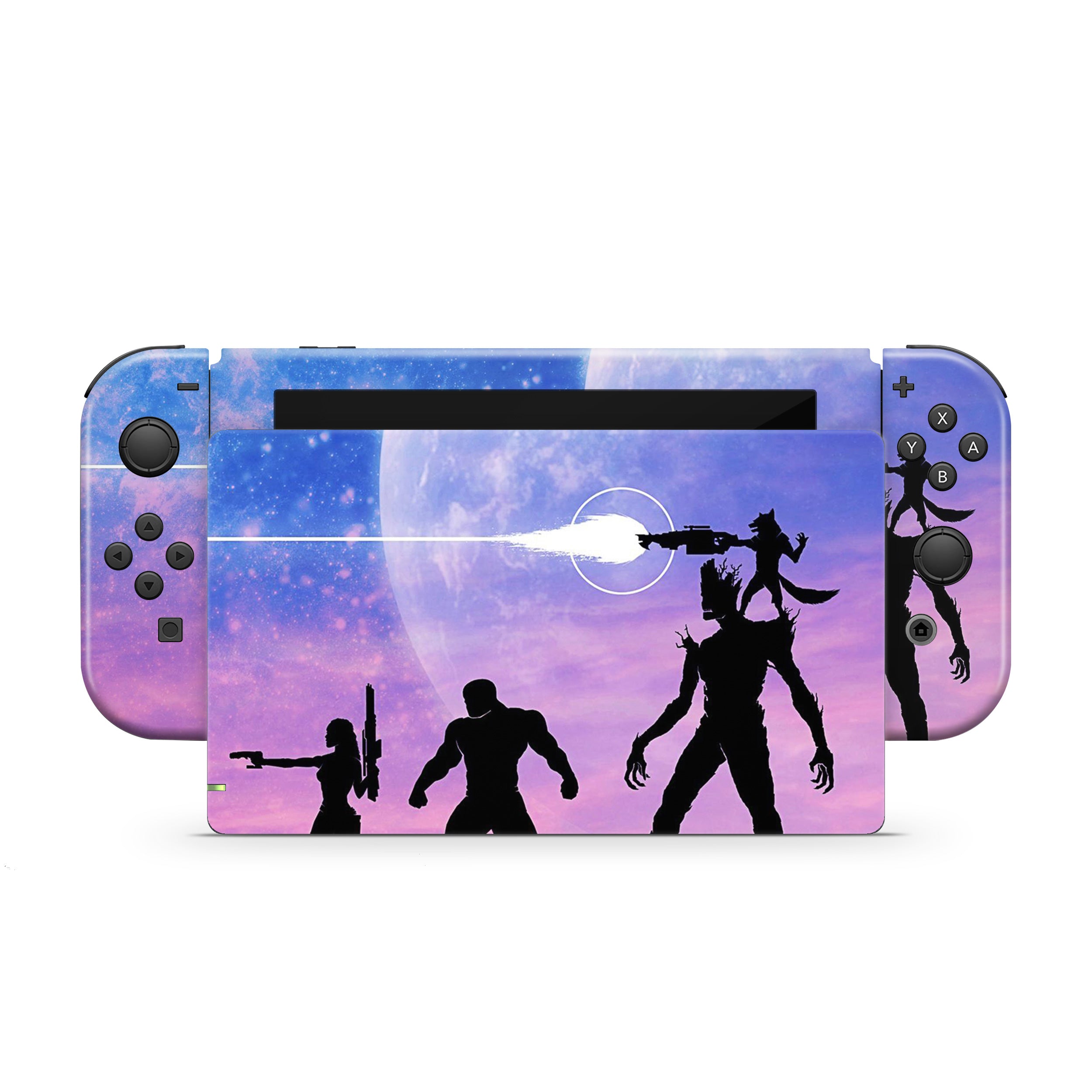 Stellar Warriors v1 Nintendo Switch Skin - Comics-inspired design
