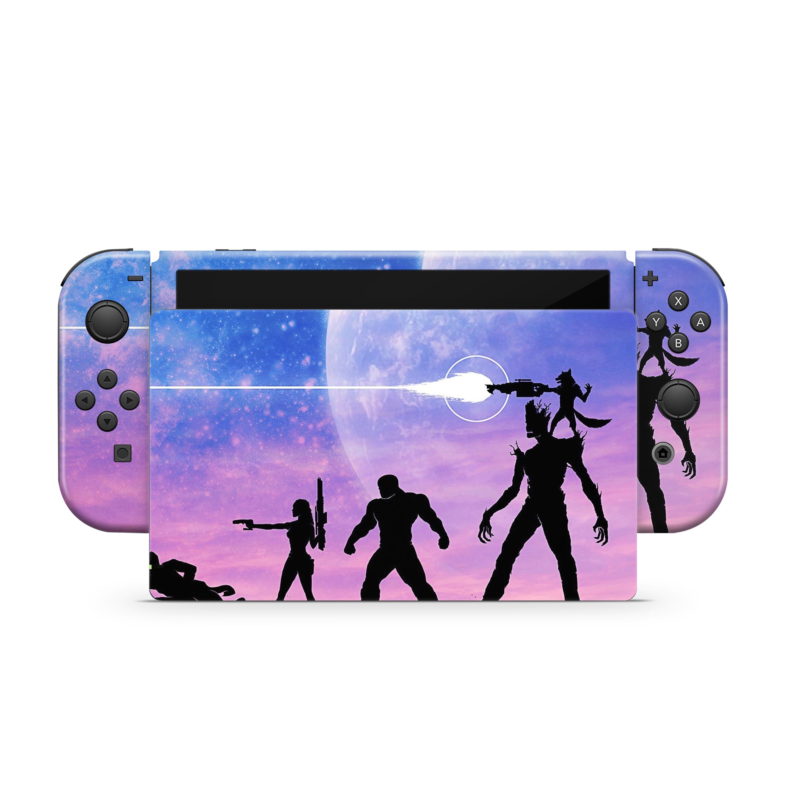 Stellar Warriors v1 Nintendo Switch OLED Skin - Comics-inspired design