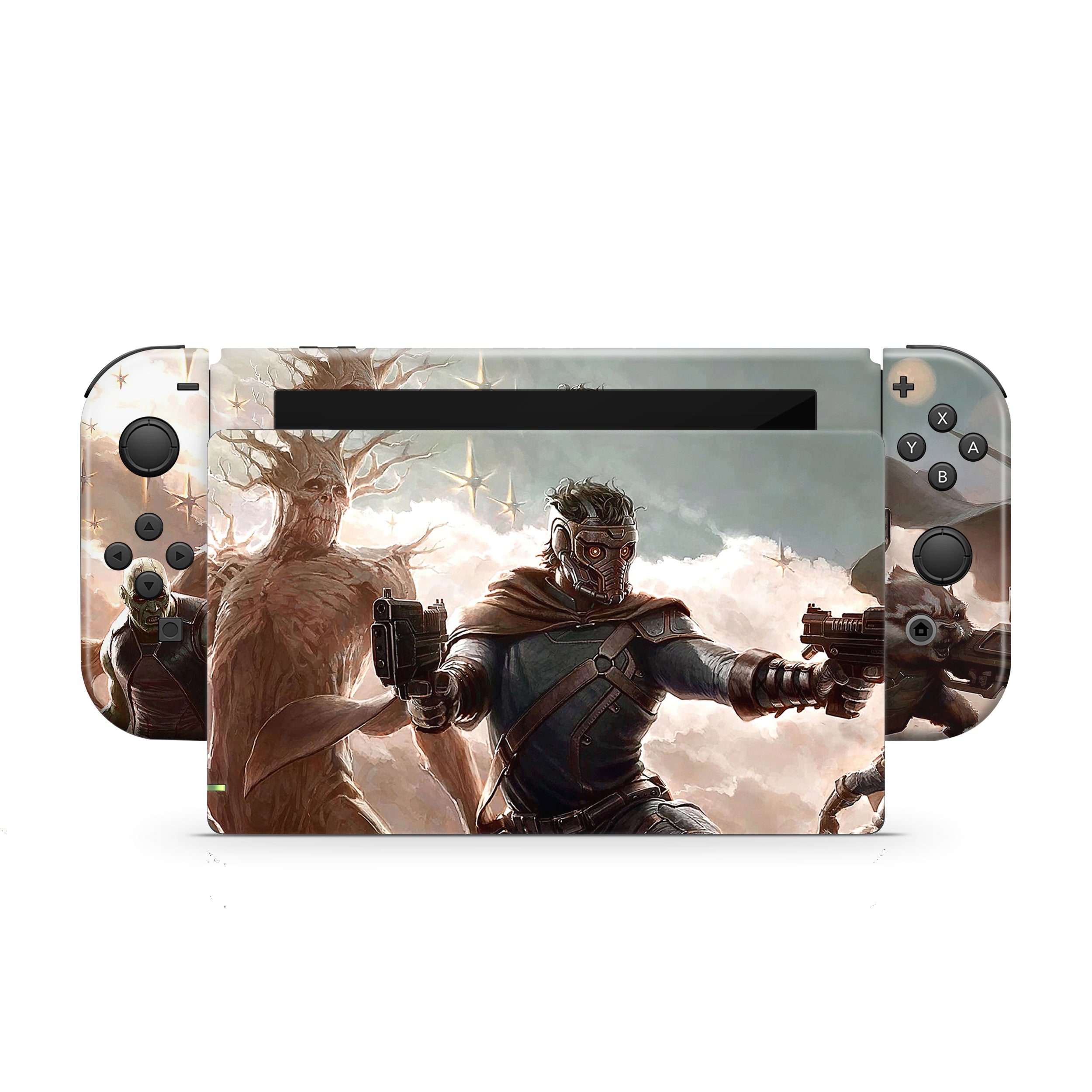 Stellar Warriors v5 Nintendo Switch Skin - Comics-inspired design