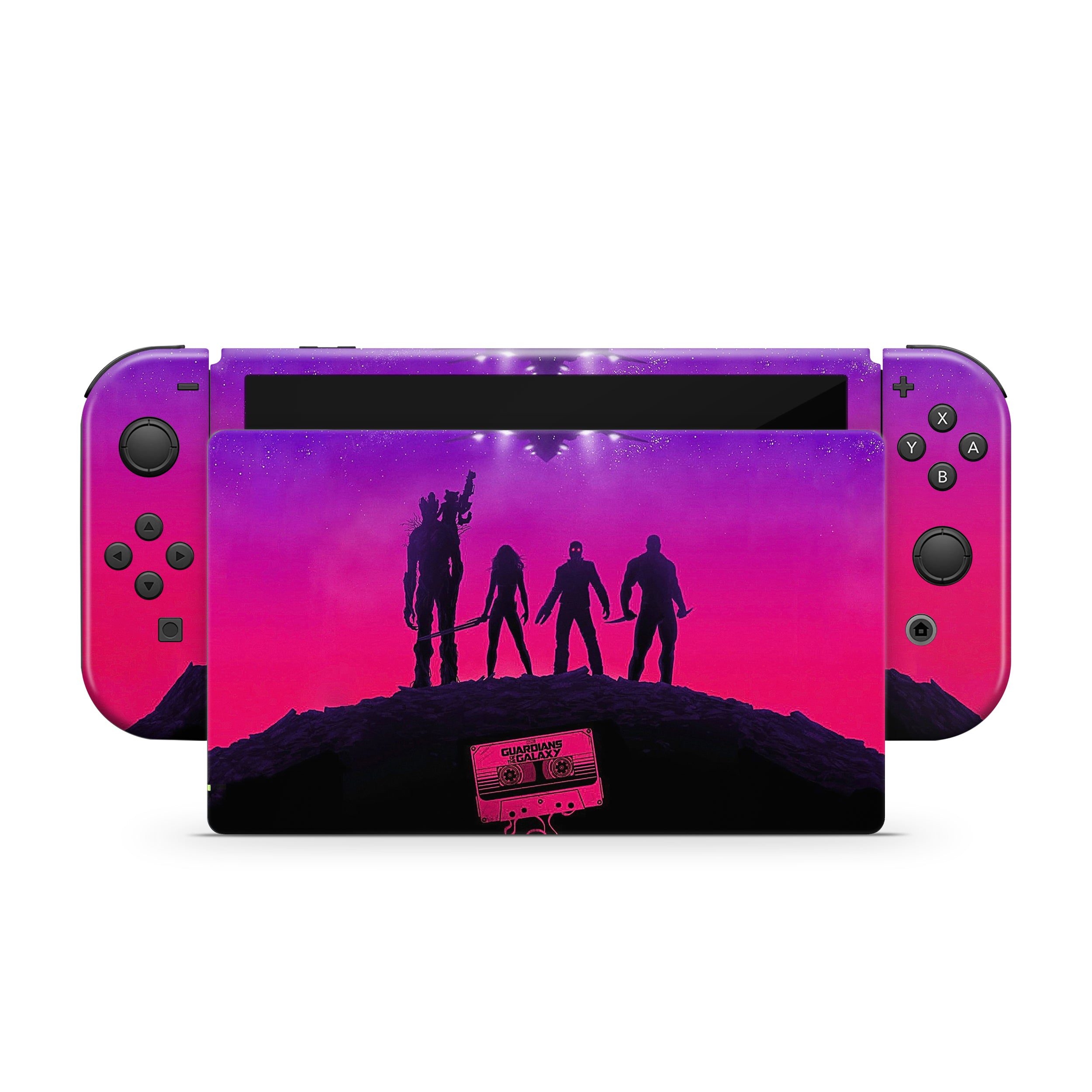 Stellar Warriors v6 Nintendo Switch OLED Skin - Comics-inspired design