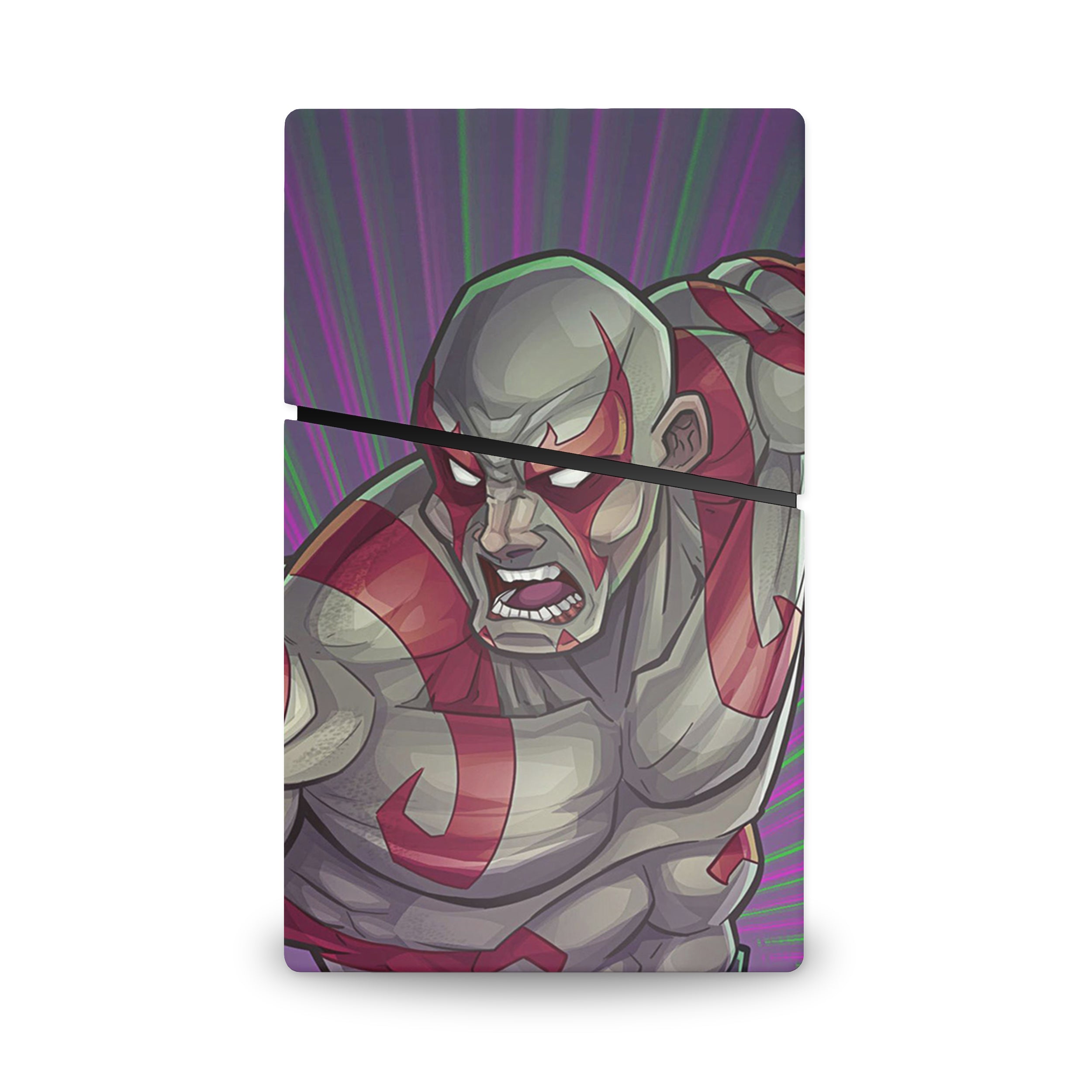 Cosmic Warden v2 PS5 Slim Digital Skin - Comics-inspired design