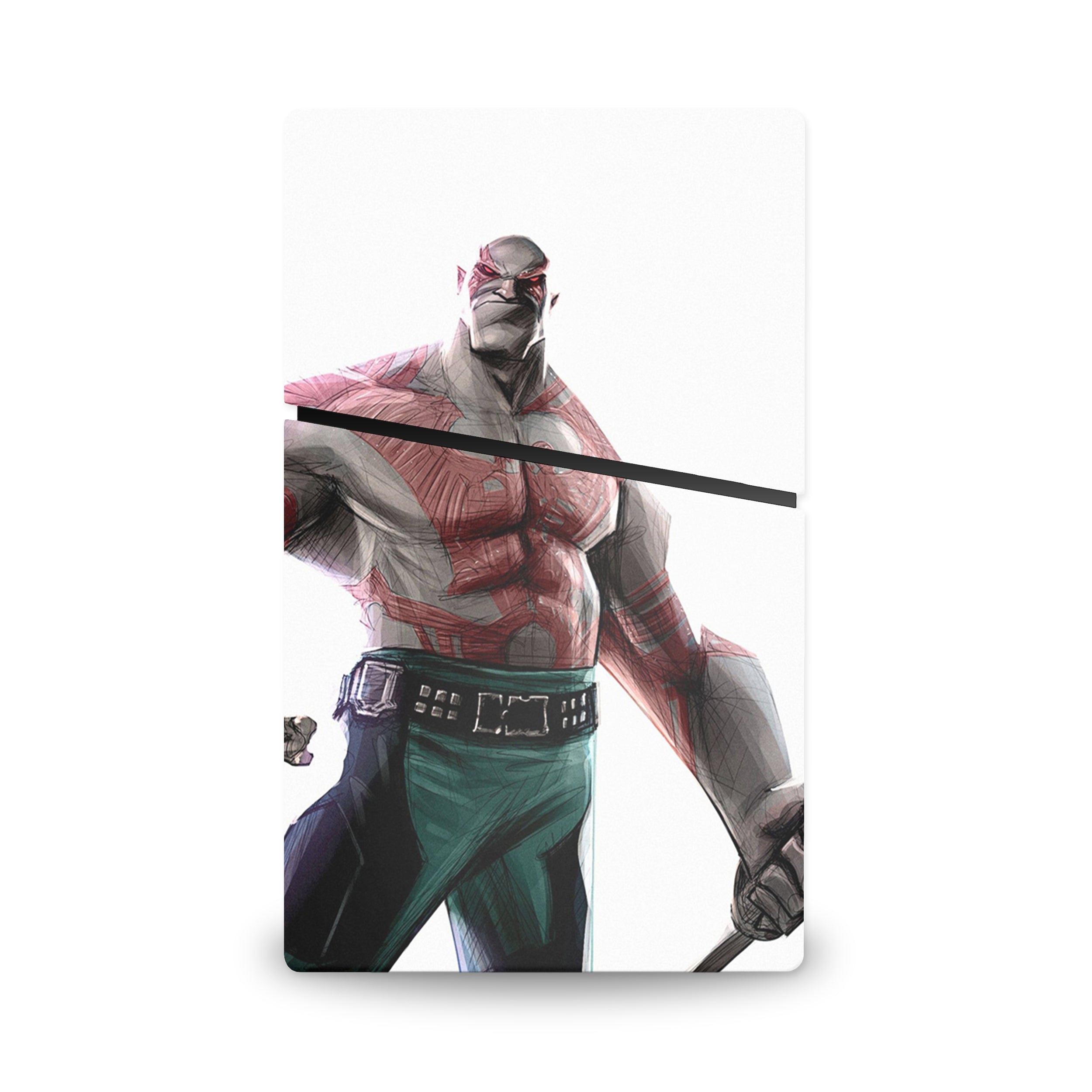 Cosmic Warden v3 PS5 Slim Digital Skin - Comics-inspired design