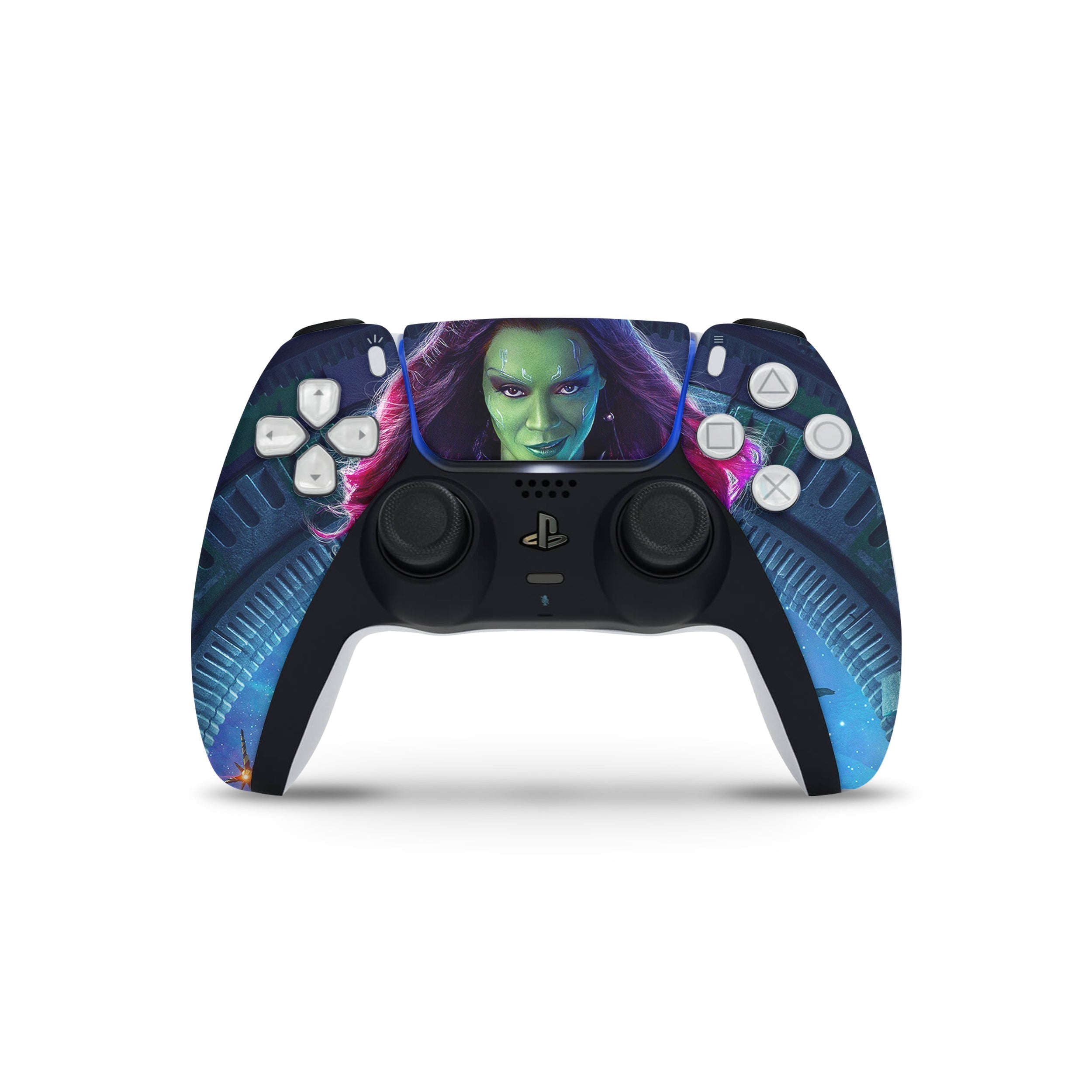 Celestial Assassin v1 PS5 Controller Skin - Comics-inspired design