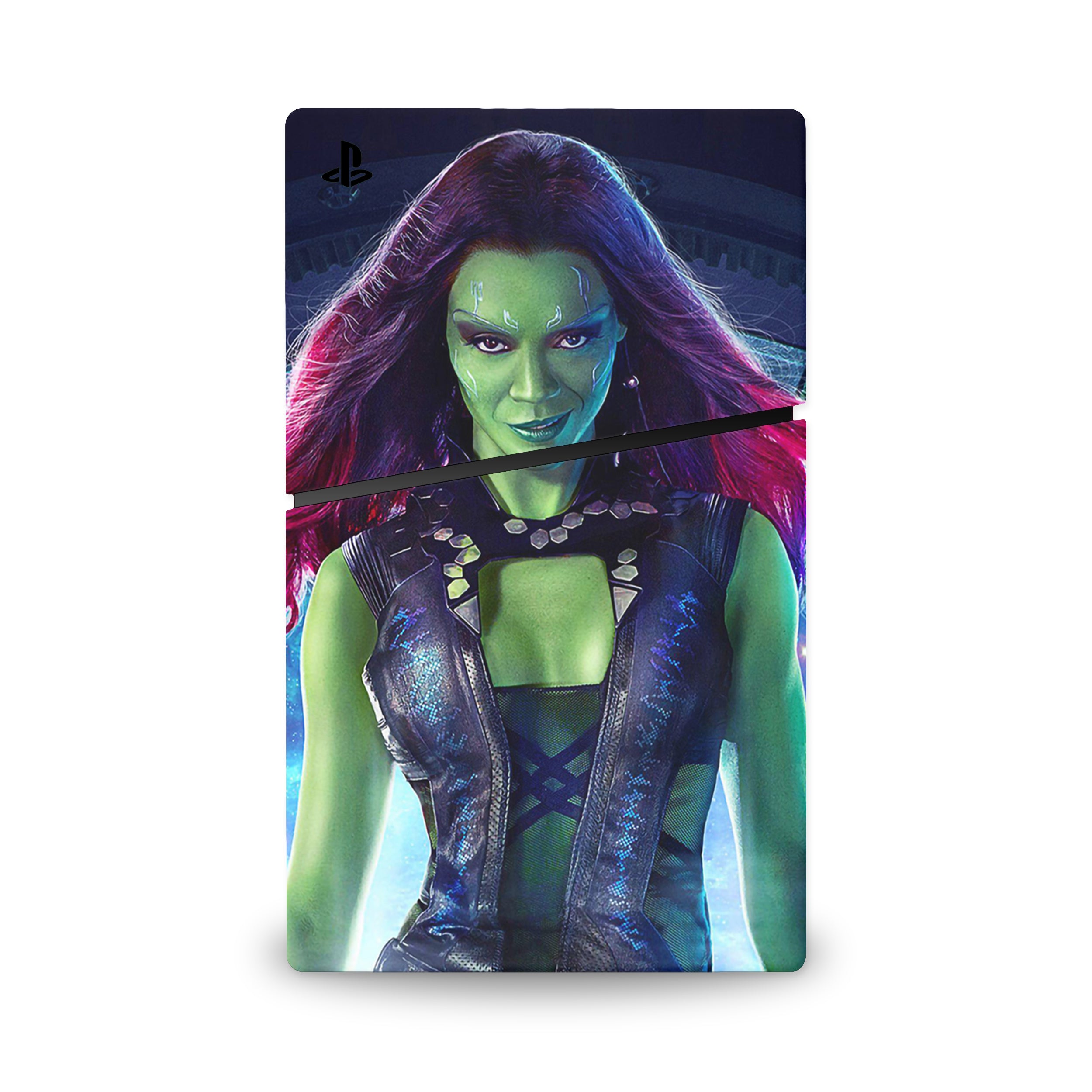 Celestial Assassin v1 PS5 Slim Digital Skin - Comics-inspired design