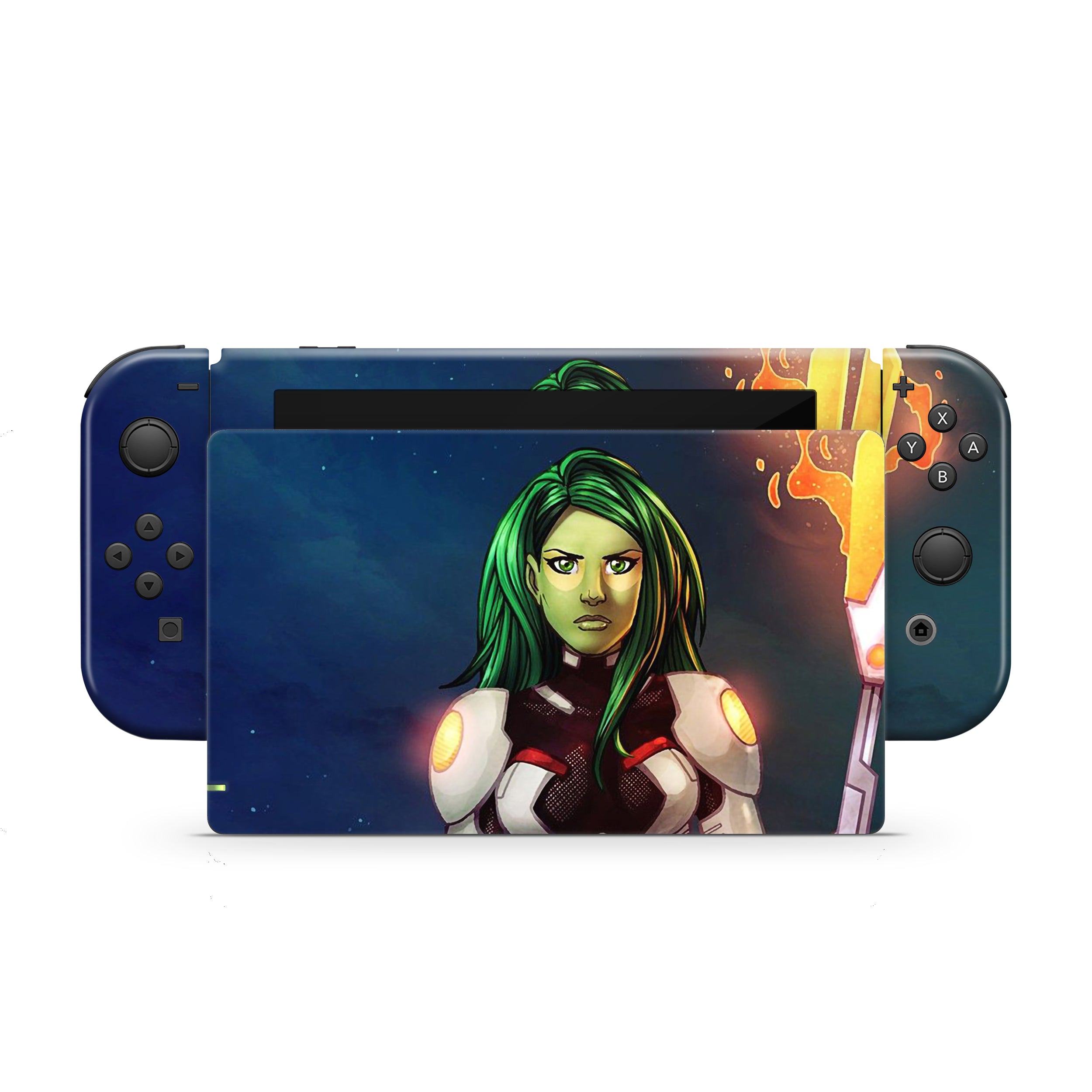 Celestial Assassin v2 Nintendo Switch Skin - Comics-inspired design