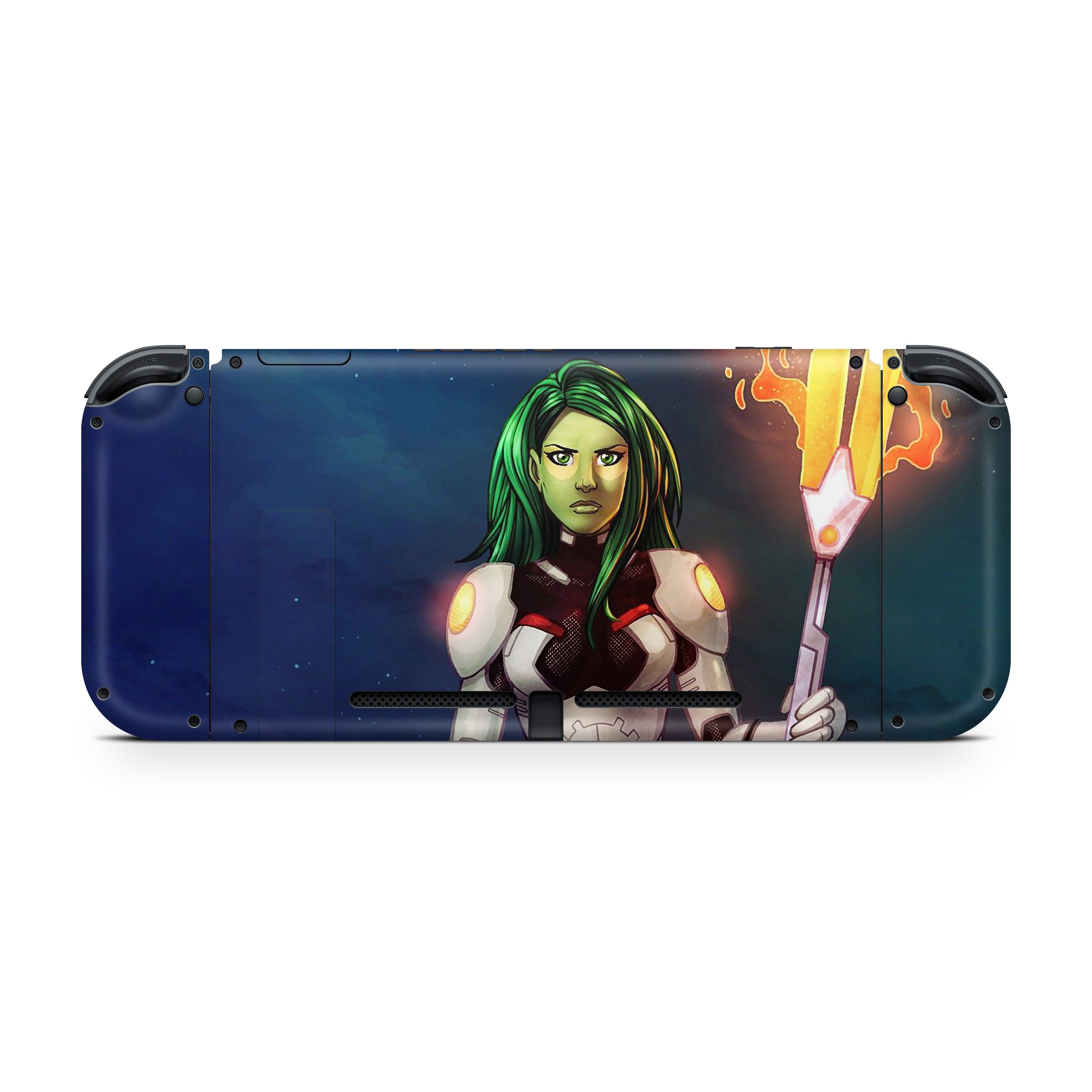 Celestial Assassin v2 Nintendo Switch OLED Skin - Comics-inspired design