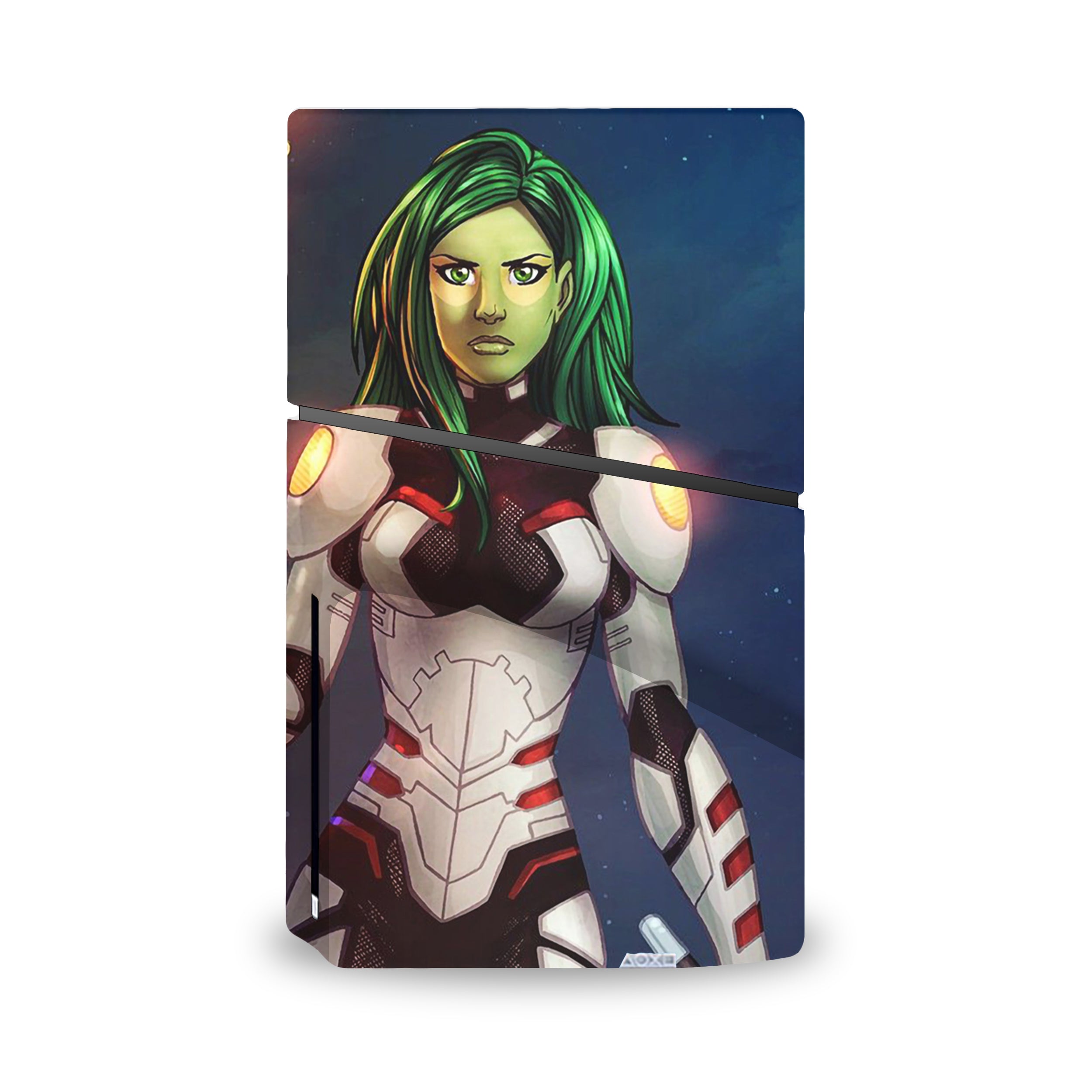 Celestial Assassin v2 PS5 Slim Skin - Comics-inspired design