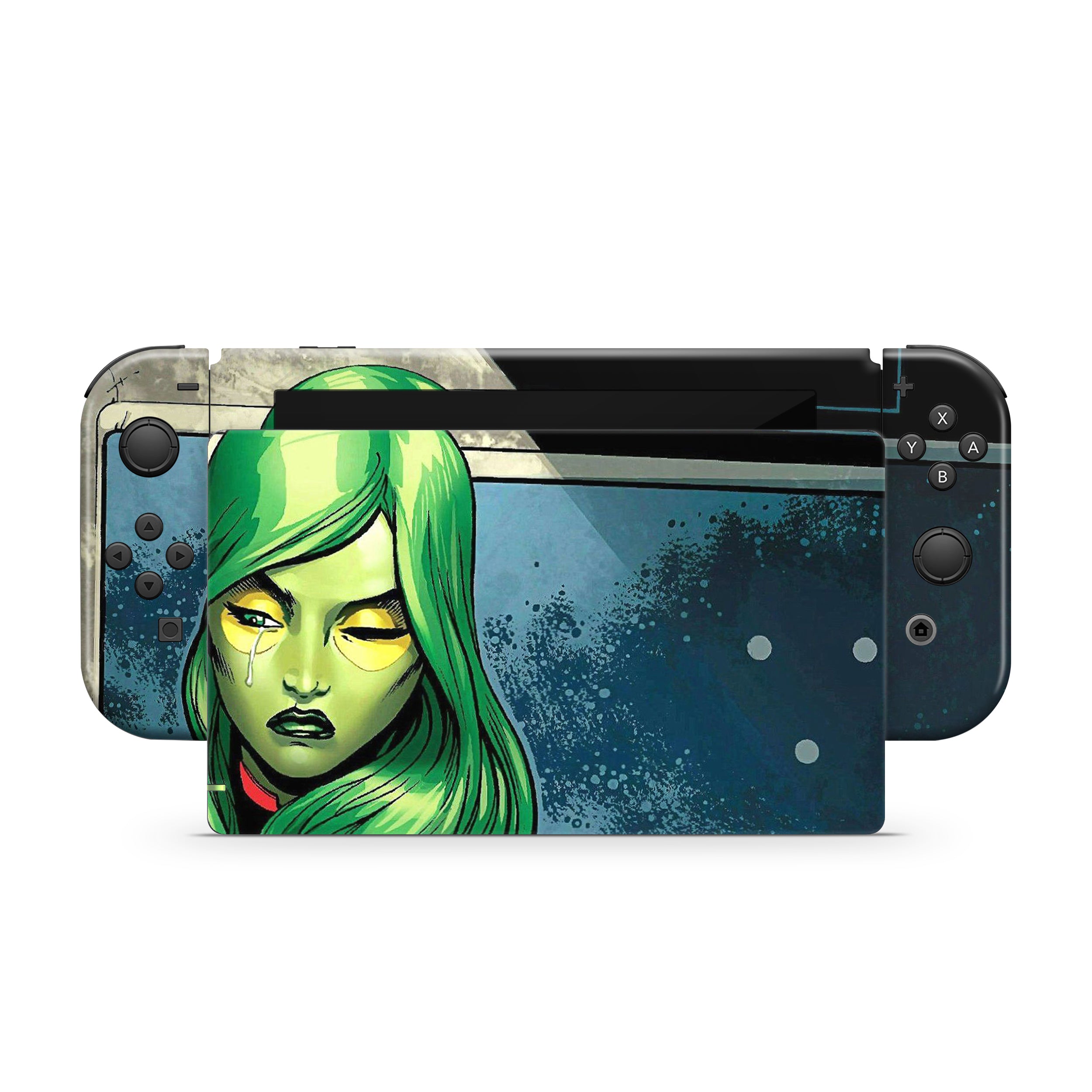 Celestial Assassin v3 Nintendo Switch Skin - Comics-inspired design